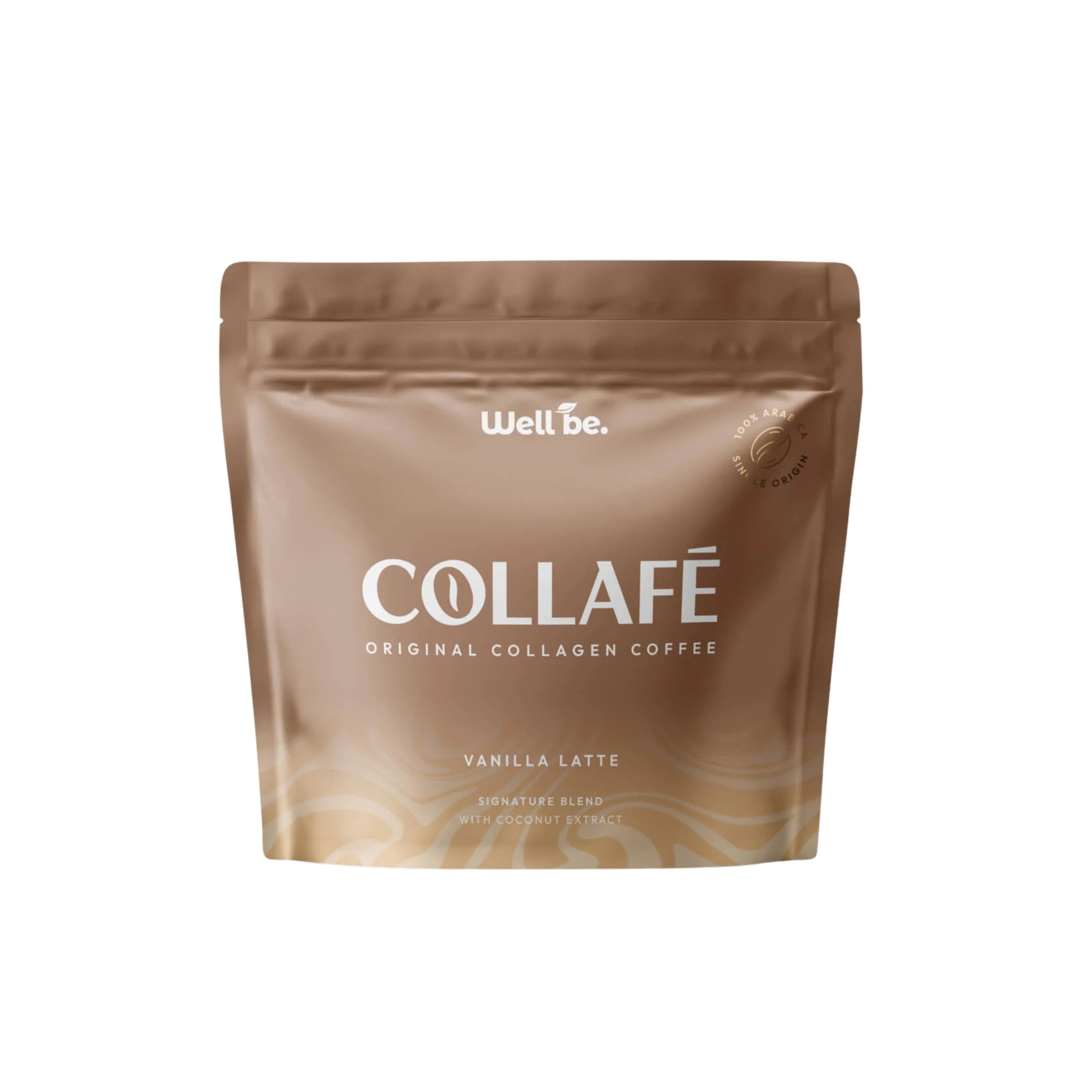 wellbe Collafé Vanilla Latte – Kaffeegetränk mit Kollagen & Arabica Kaffee
