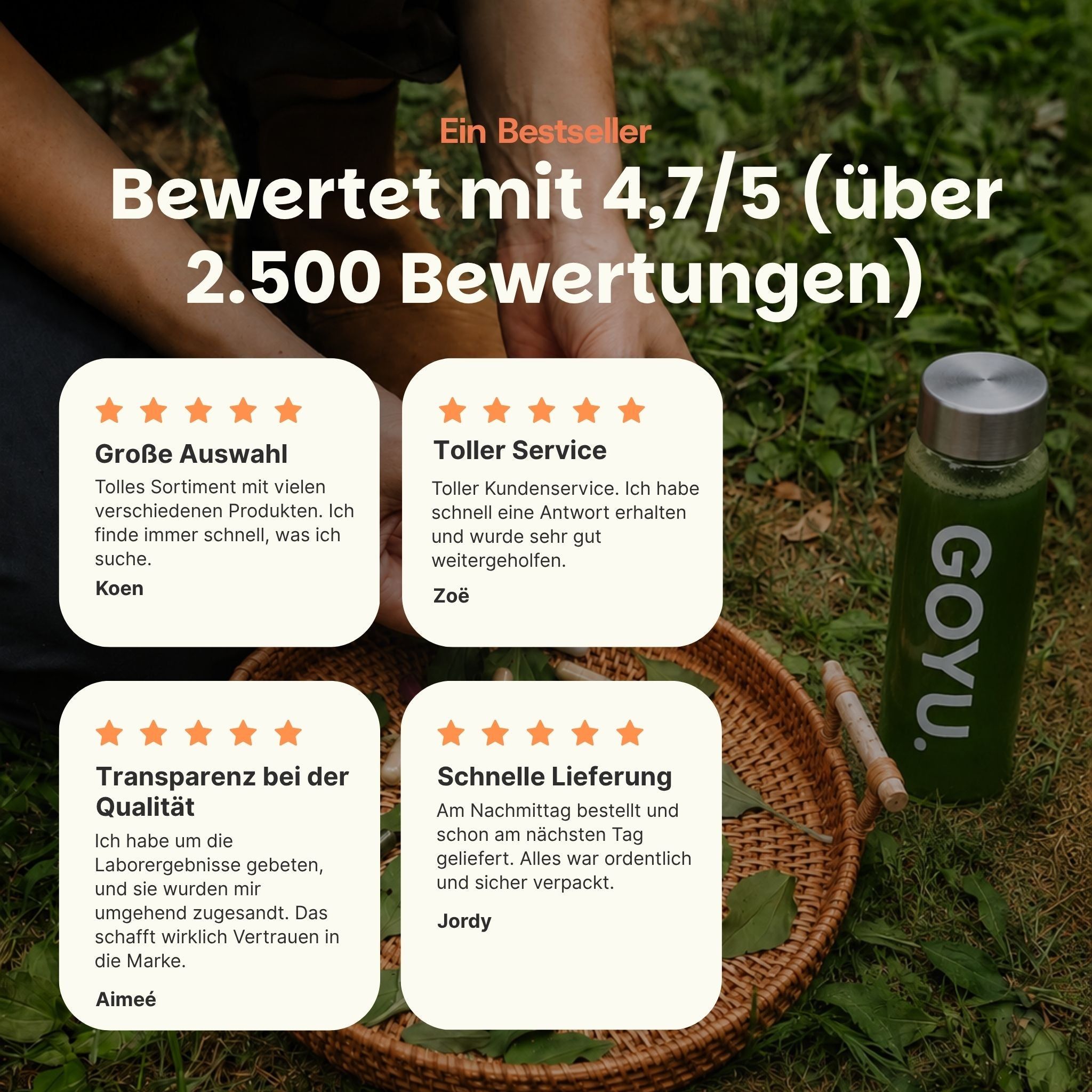 Flasche MCT Öl C8, 500ml. Produktvergleich mit "GOYU." und "Weitere Anbieter".