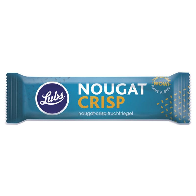 Lubs - Nougat Crisp Fruchtriegel, Bio