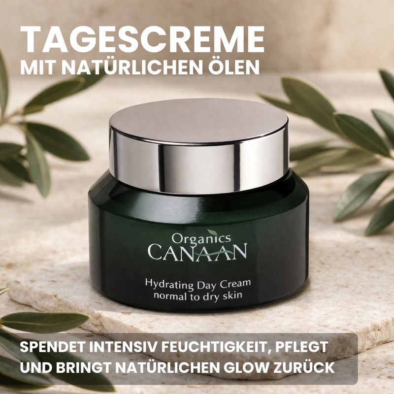 Canaan - Feuchtigkeitsspendende Tagescreme mit Olivenöl