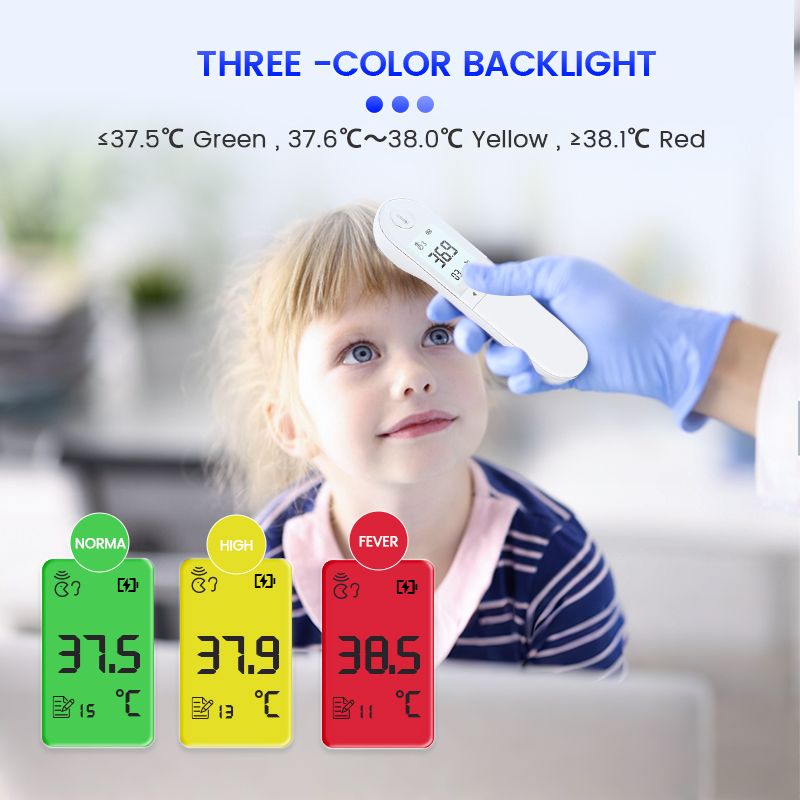 LEPU Medical Berührungsloses Infrarot-Fieberthermometer mit Bluetooth App Kinder Erwachsene IRT4