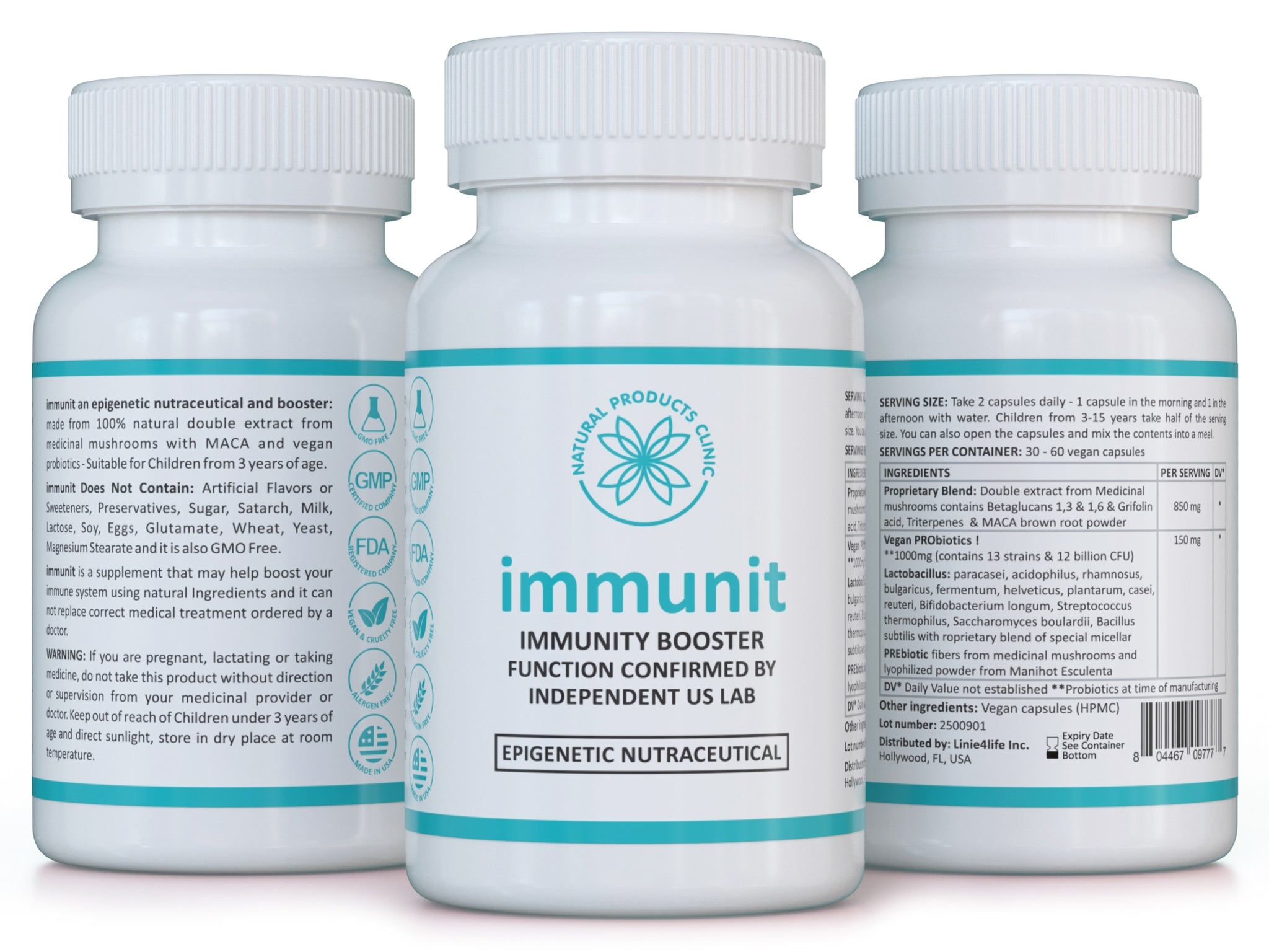 Natural Products Clinic Immunit – Nahrungsergänzung für Immunsystem und Abwehrkräfte