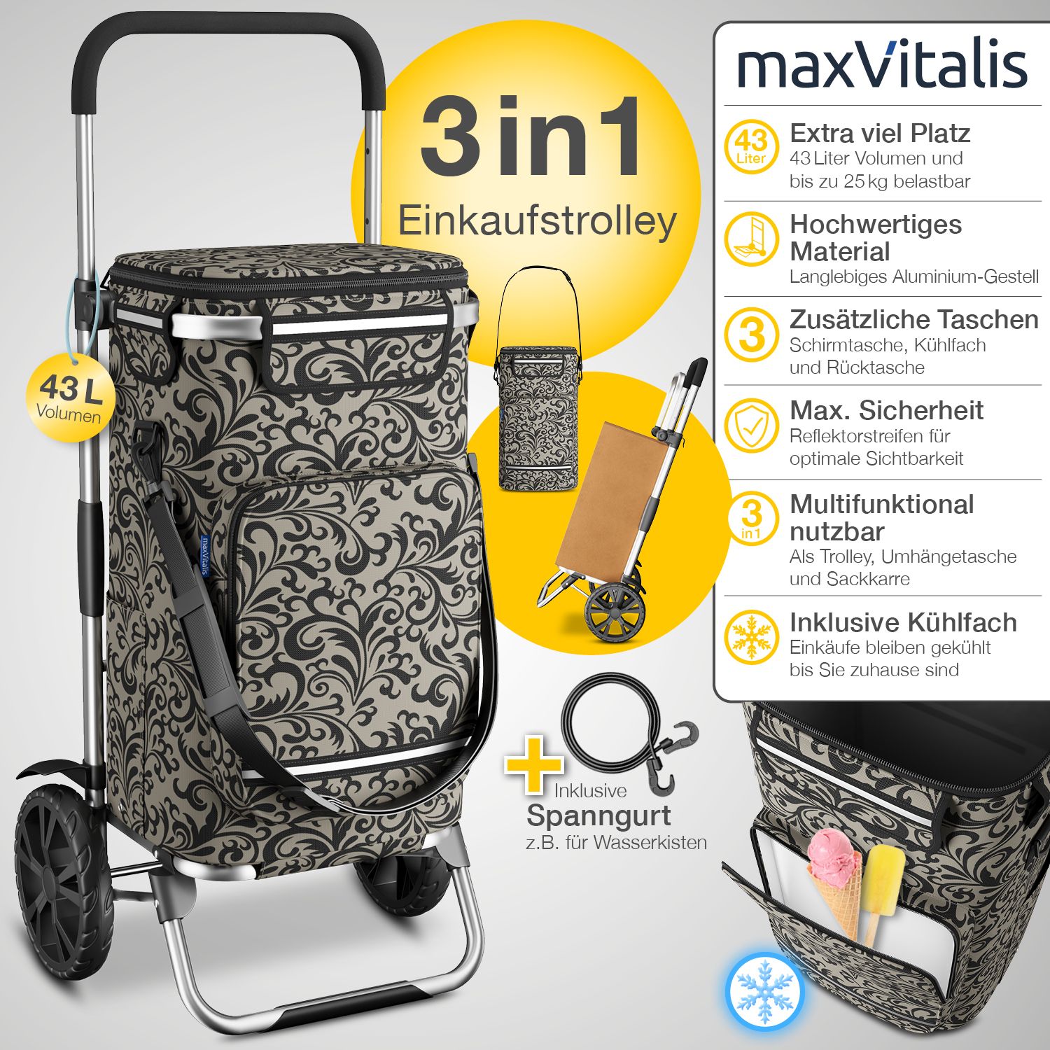 maxVitalis Einkaufstrolley