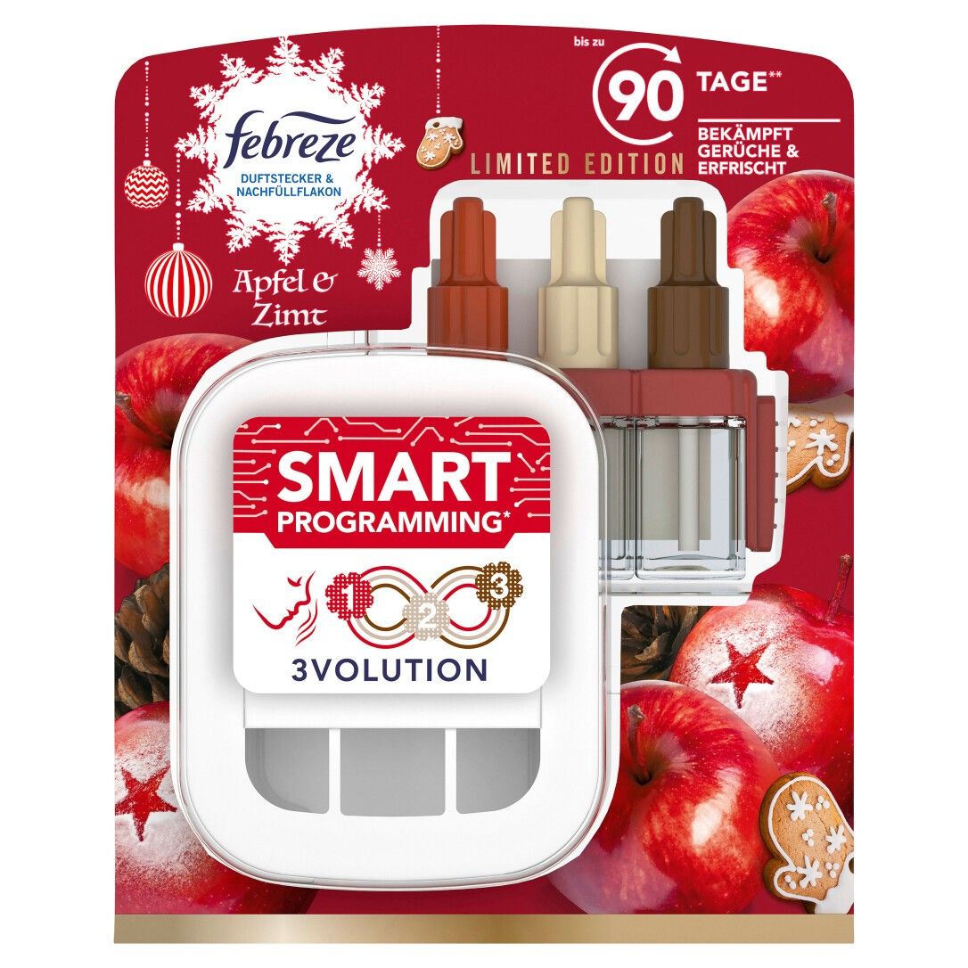 Febreze Lufterfrischer 3Volution Duftstecker Starter-Kit Weihnachtsedition