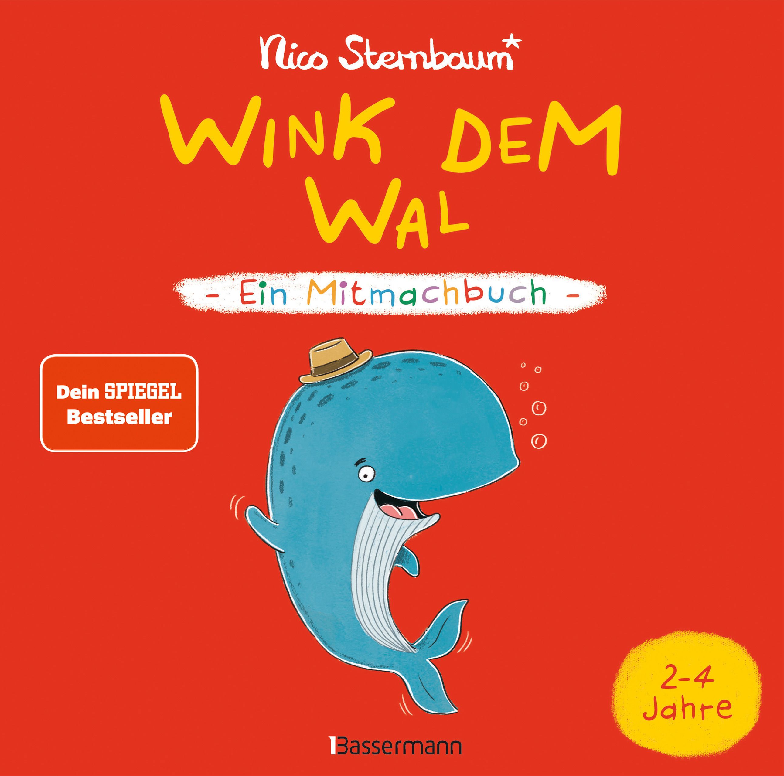 Wink dem Wal - Ein Mitmachbuch zum Schütteln, Schaukeln, Pusten, Klopfen und sehen, was dann