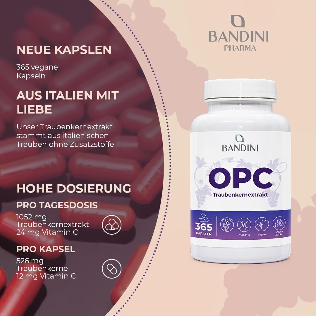 Bandini OPC Traubenkernextrakt  Kapseln
