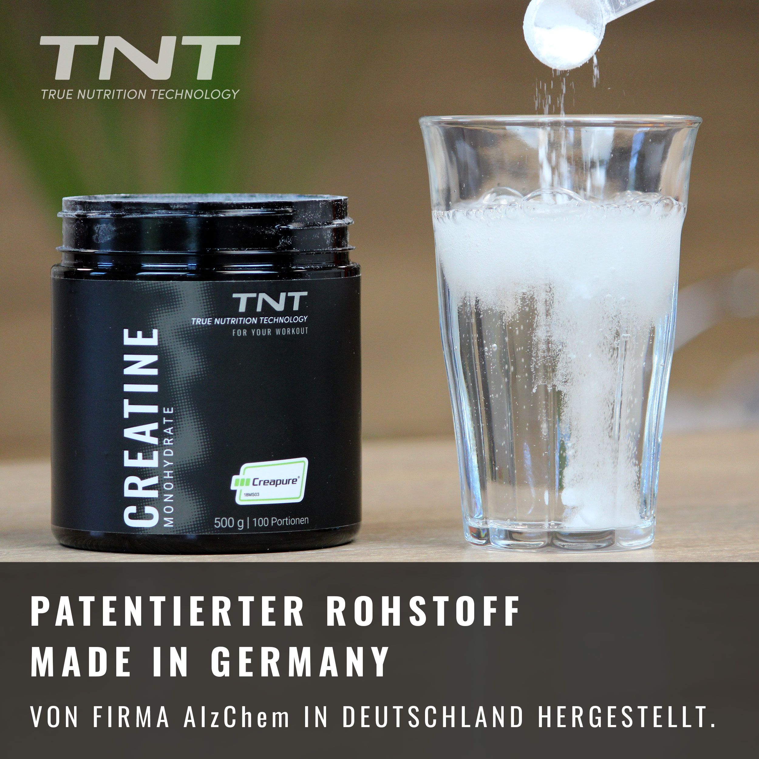 TNT Creatine Monohydrate Creapure® - ohne Zusätze