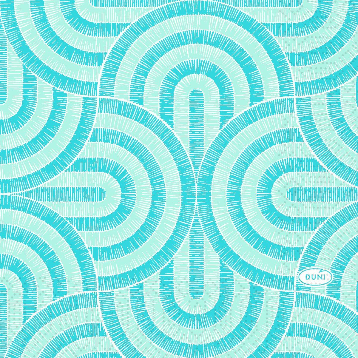 20x Serv.24x24 3lg 1/4 Breeze mint blue 50P.