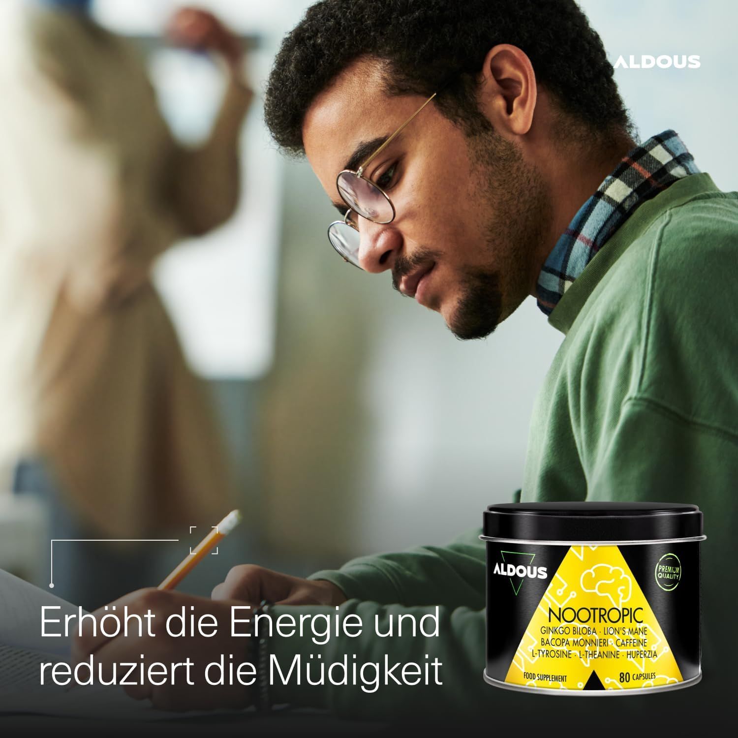 Aldous Natürliches Nootropic Kapseln