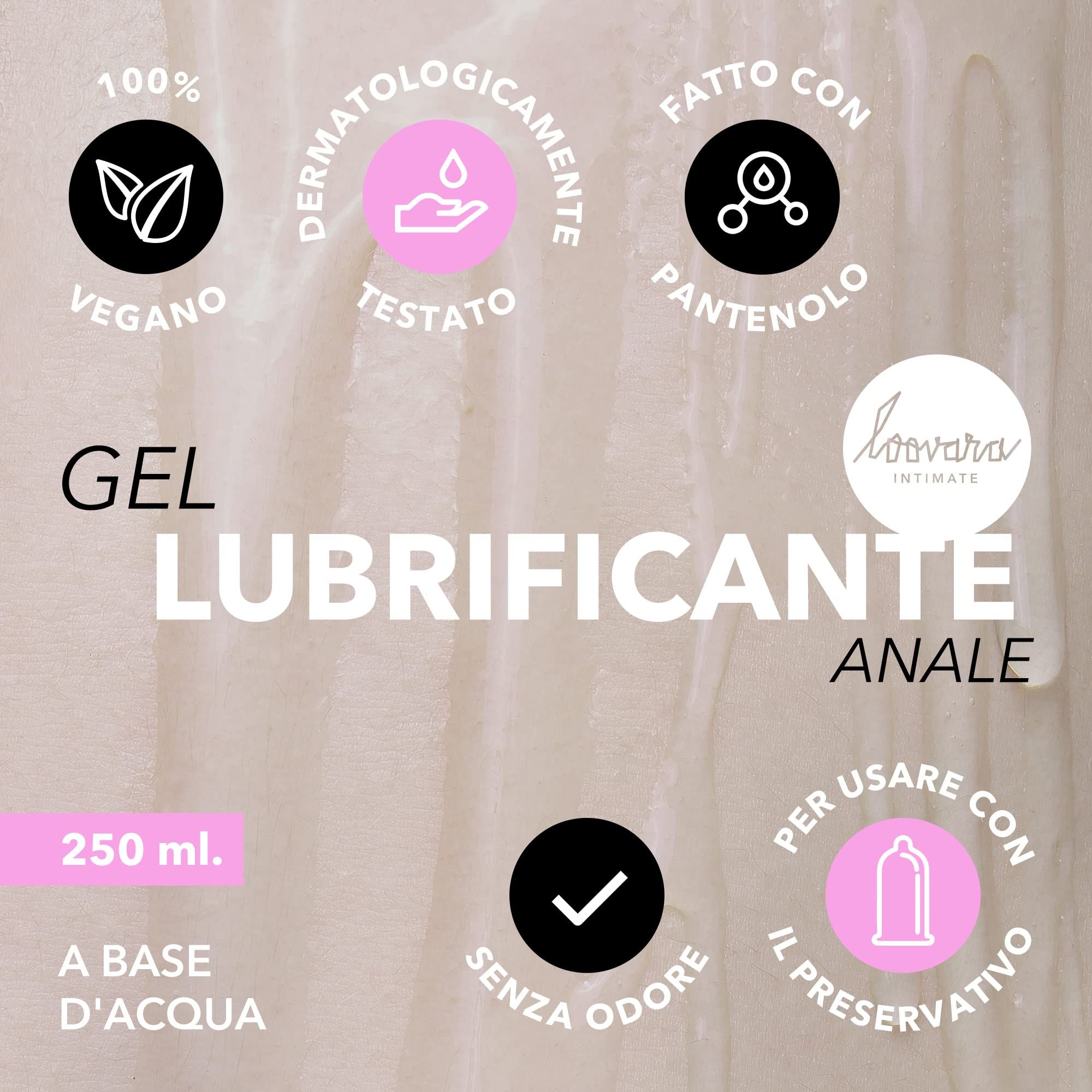 Loovara Intimate Gleitmittel: Wasserbasiert, vegan, dermatologisch getestet, ohne Duft.