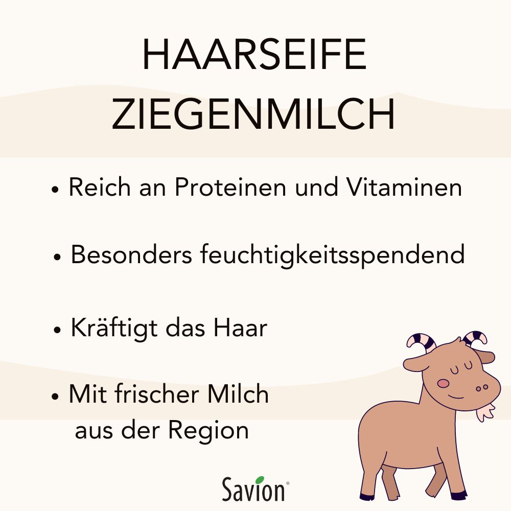 Savion Ziegenmilch Seifen Körper- und Haarseife 2er Set
