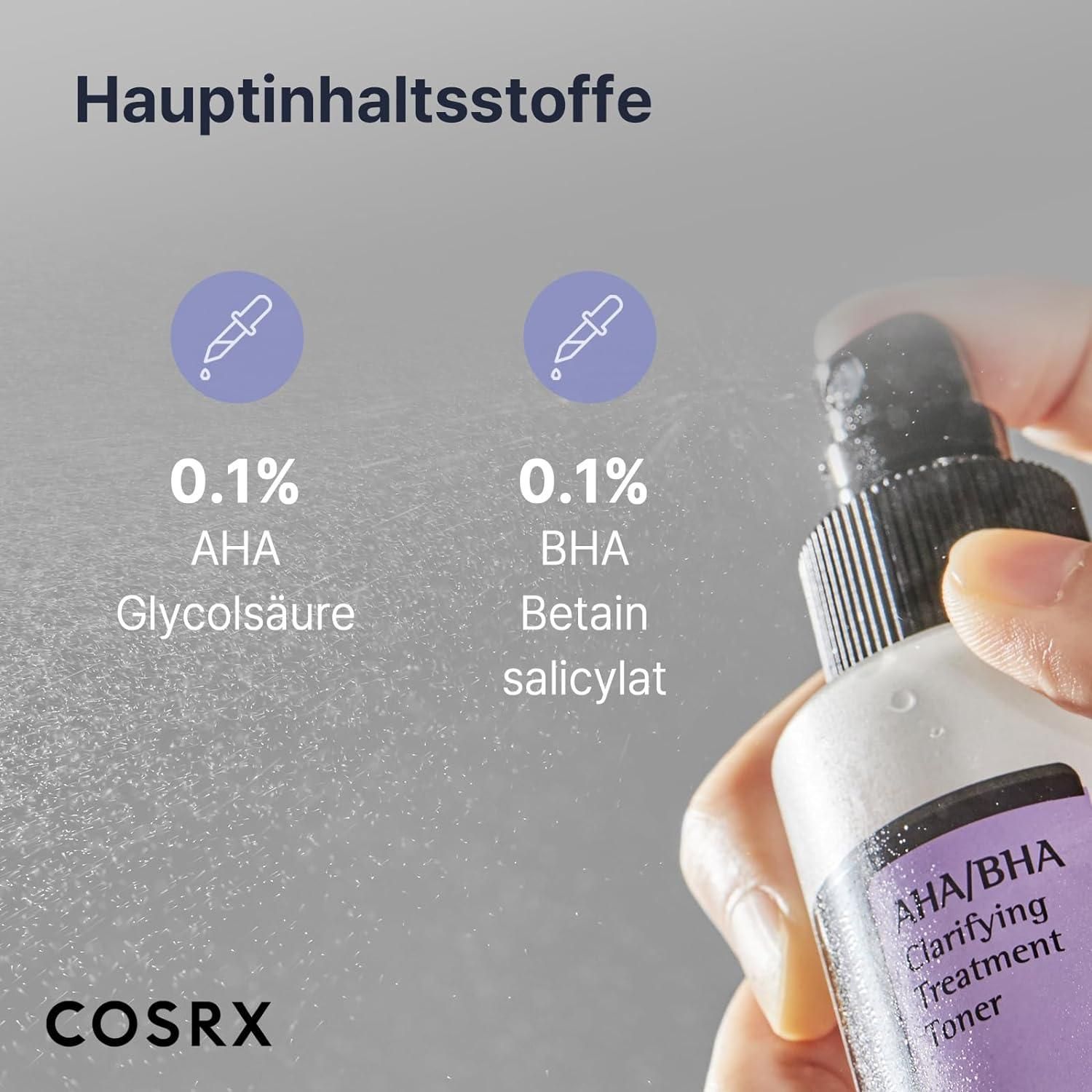 COSRX AHA/BHA Clarifying Treatment Toner