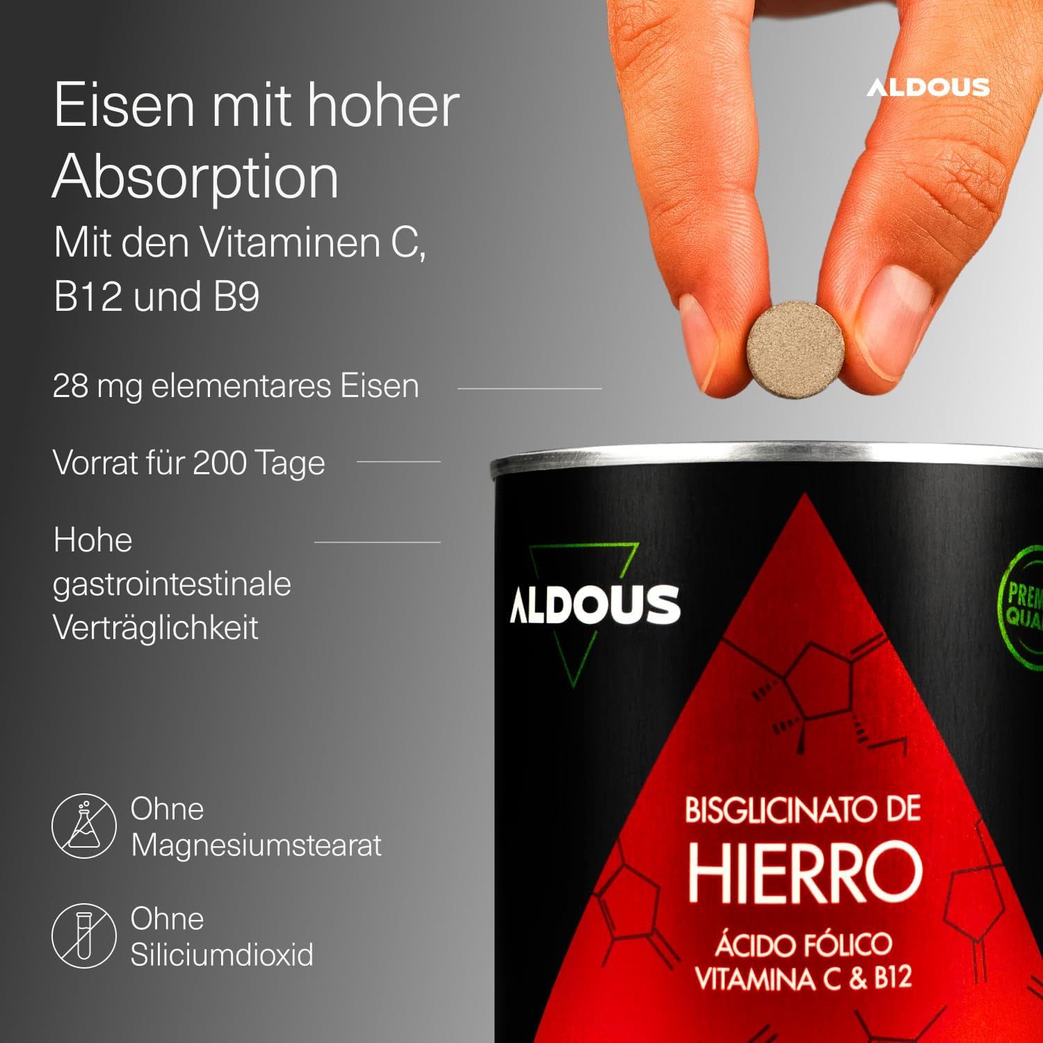 Aldous Eisen Tabletten