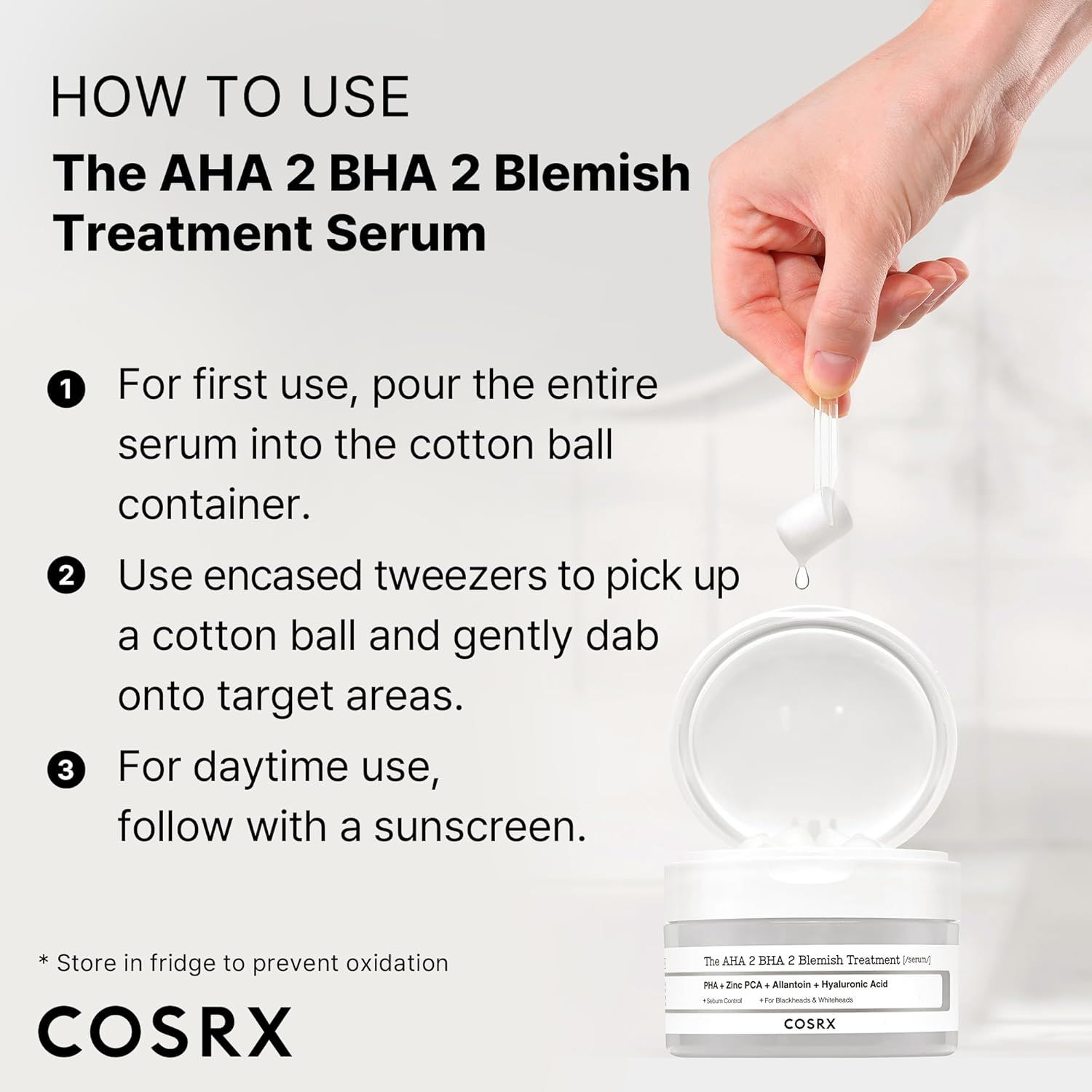 cosrx - The aha 2 bha 2 Serum zur Behandlung von Hautunreinheiten