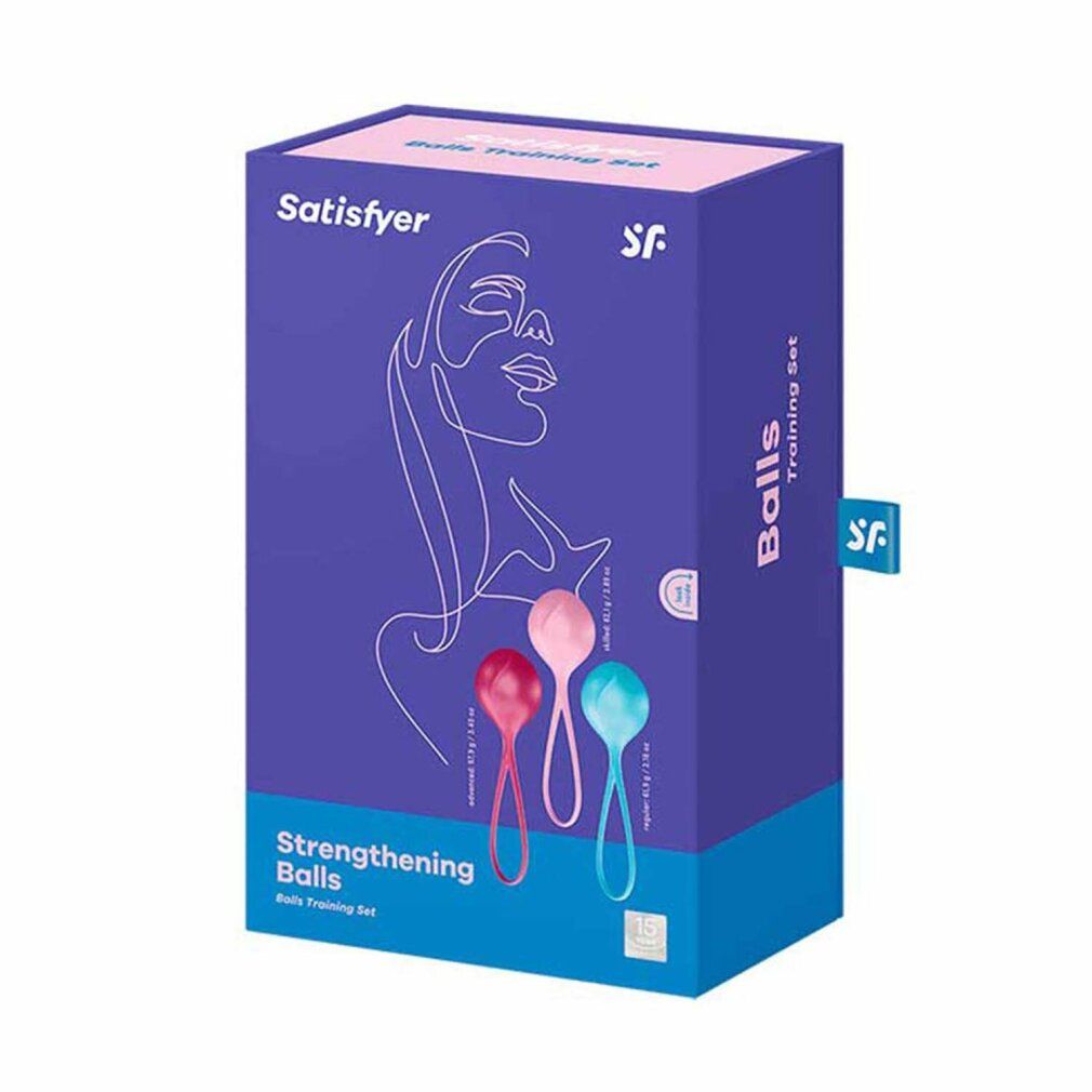 Liebeskugel-Set "Loveballs Training" | verschiedene Gewichte, 100% Silikon | Satisfyer