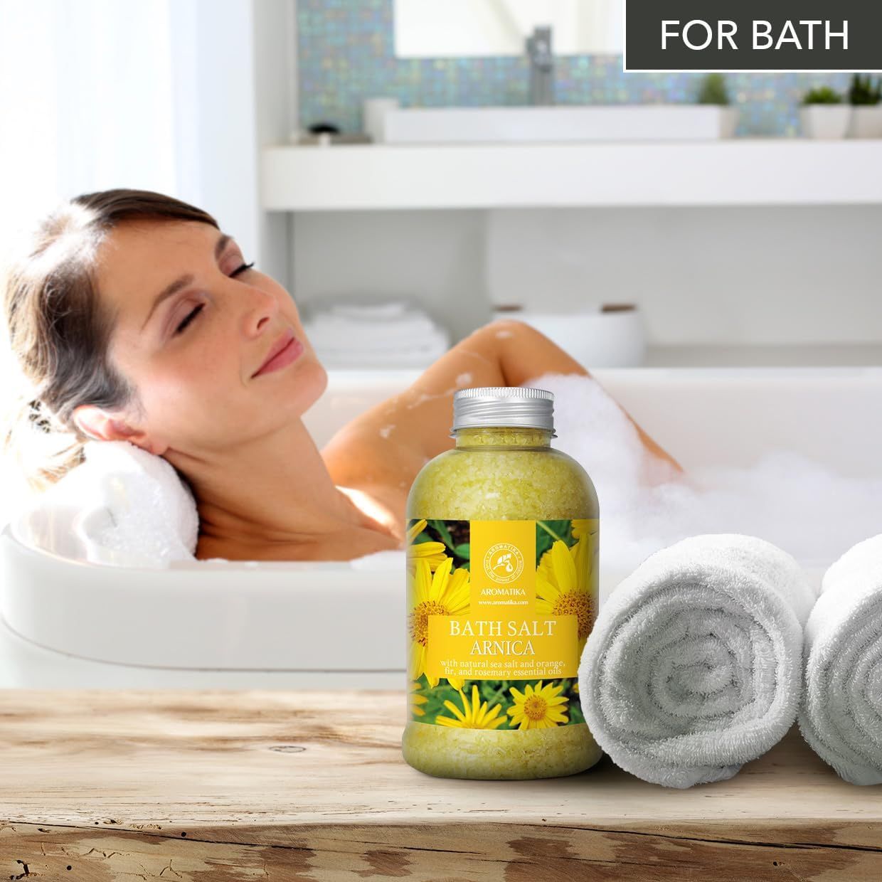 AROMATIKA  Badesalz Arnika