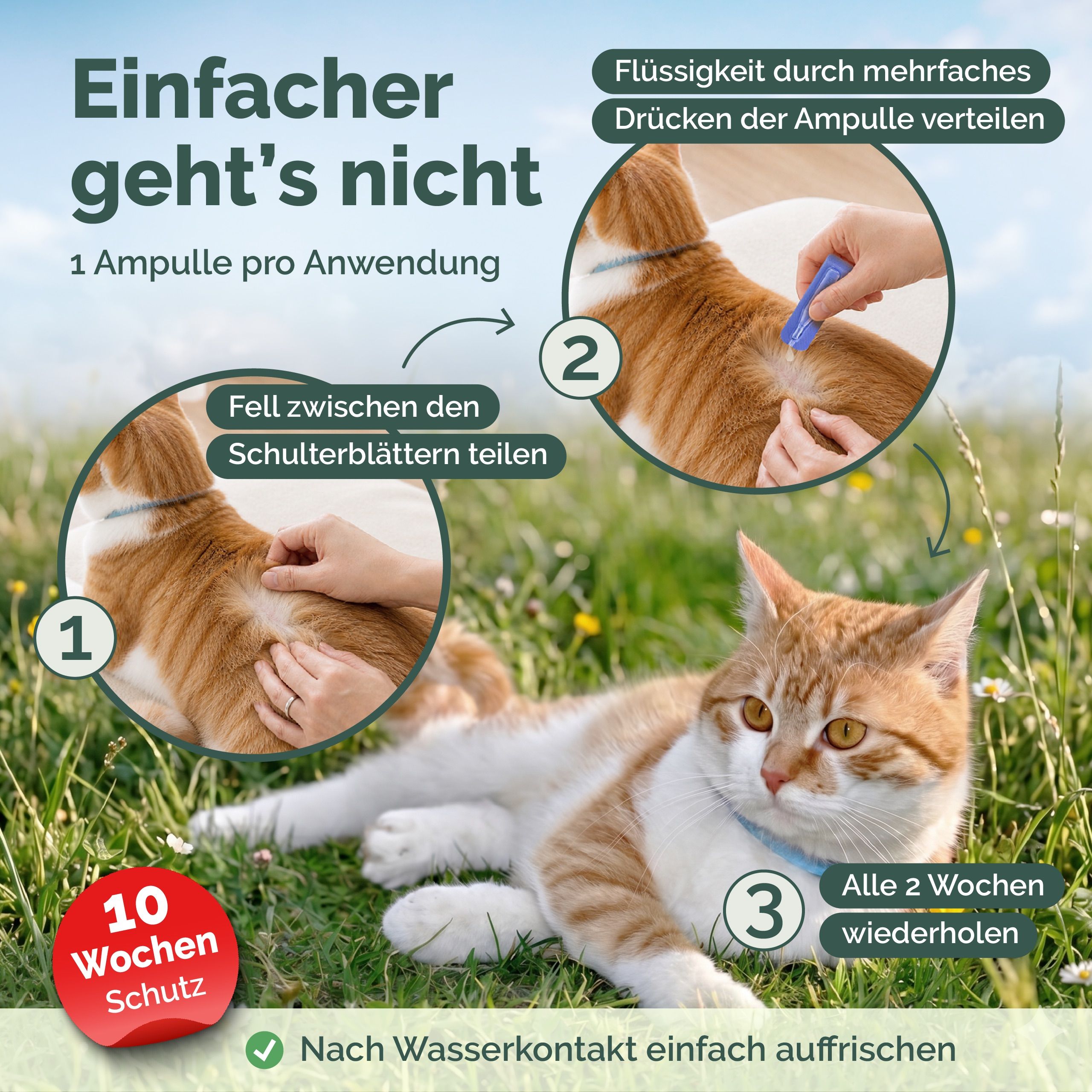 Vetura Zeckenschutz für Katzen
