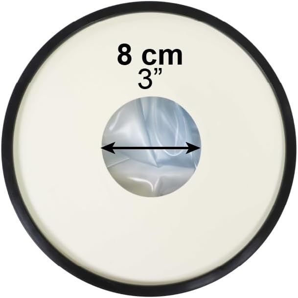 Runder Schutzring mit 8 cm Durchmesser.