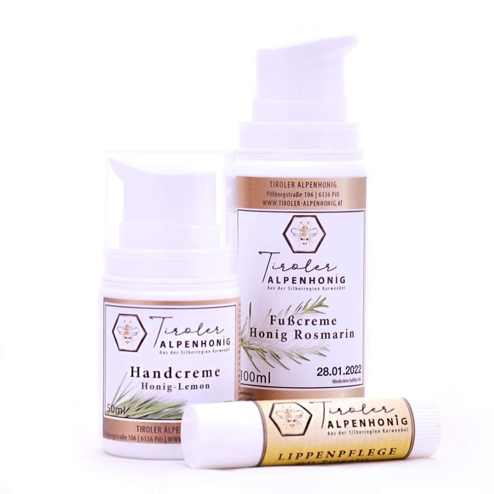 Bio-Fußcreme Honig Rosmarin von Tiroler Alpenhonig