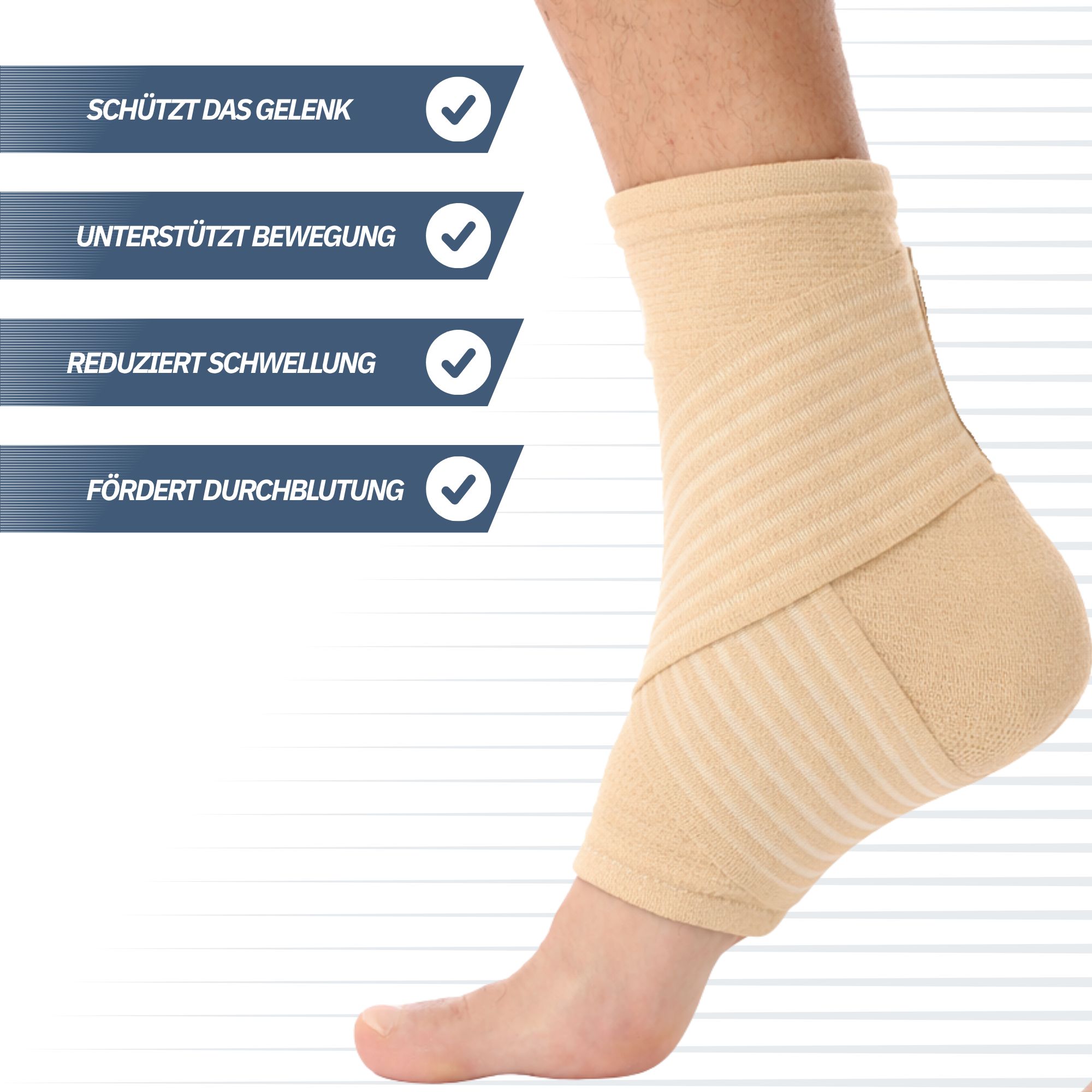 Trebin Sprunggelenkbandage mit Gurt