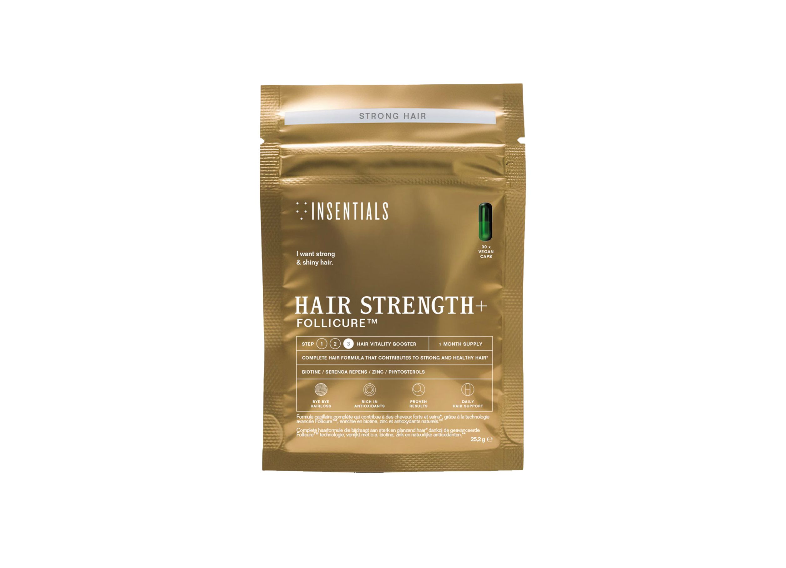 Insentials - Hair Strength+ (Follicure™) - Unterstützung für Haar & Pigmentierung
