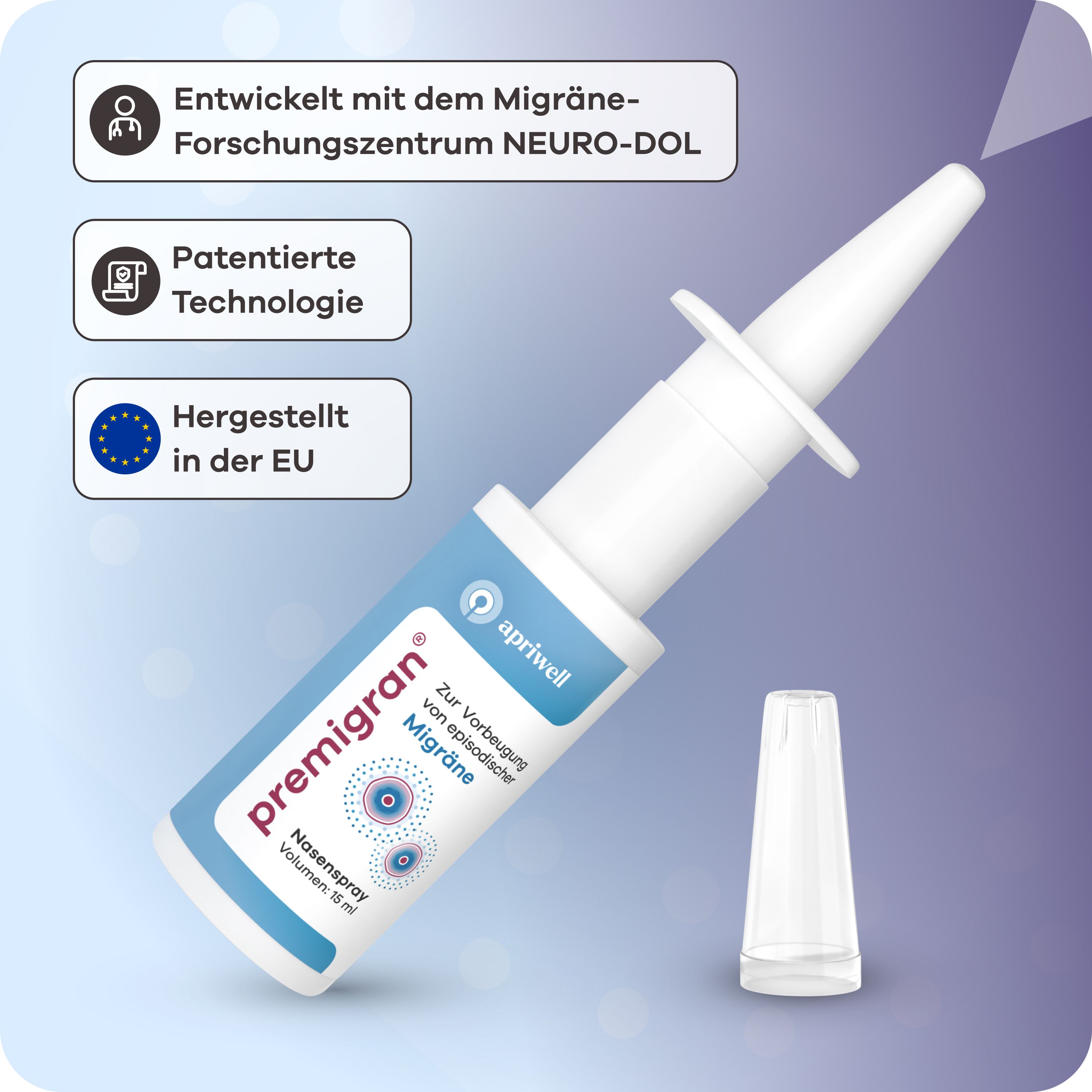 Apriwell Premigran - Vorbeugung episodischer Migräne mit oder ohne Aura