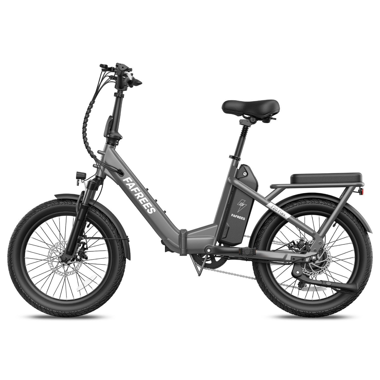 FAFREES F20 Flex Faltbares E-Bike, 25-Ah-Akku (herausnehmbar), 7-Gang-Schaltung