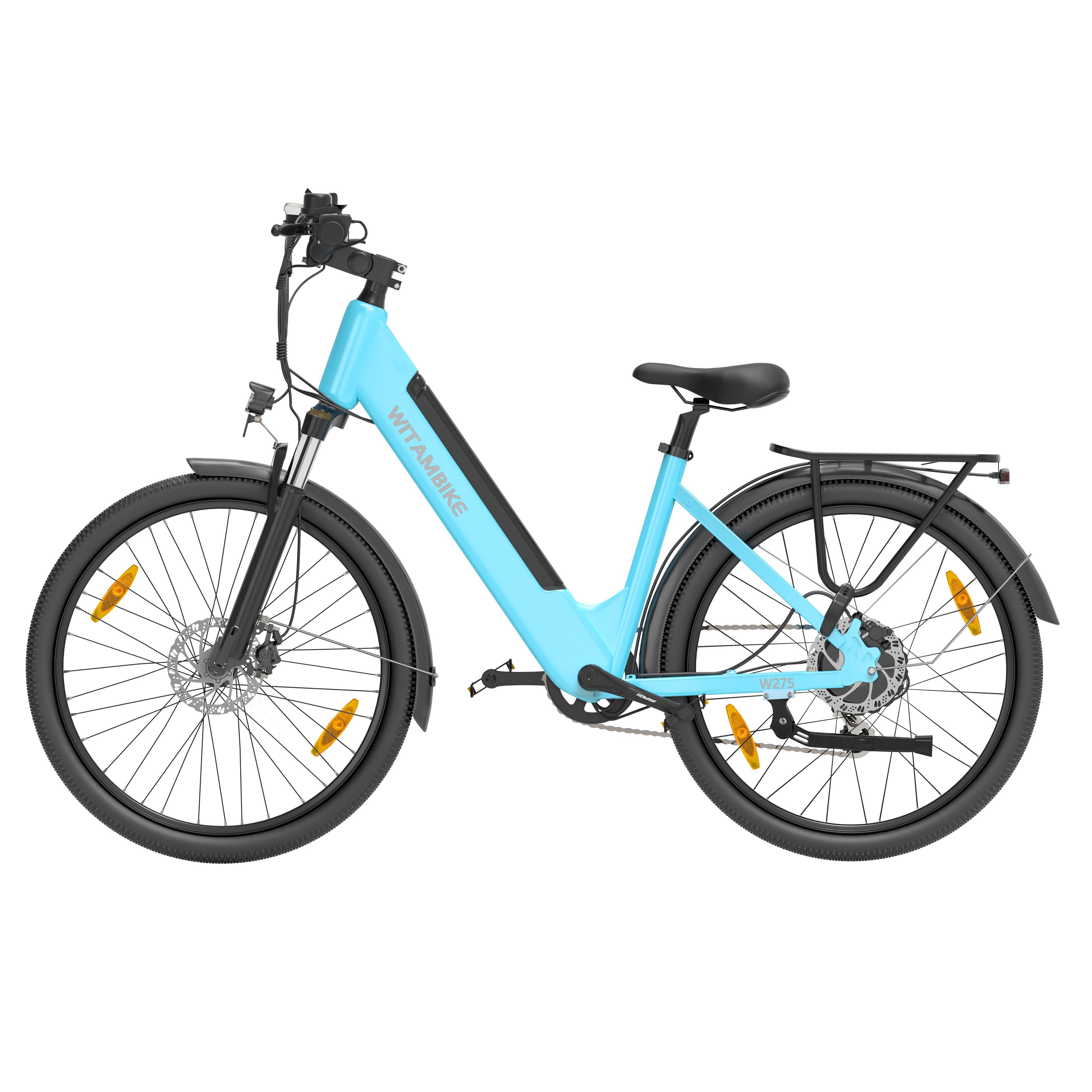 WITAMBIKE W275 E-Bike für Pendler, 36V 13Ah, 27,5" x 2,10 Reifen