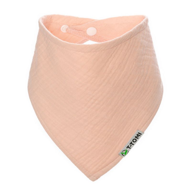 T-TOMI Musselinlätzchen Pink