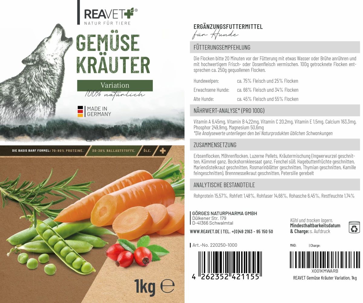 Gemüse Kräuter Variation - ReaVET