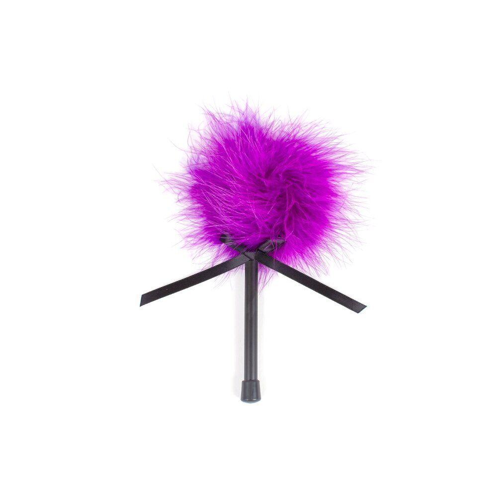 Secretplay pink purple marabou duster