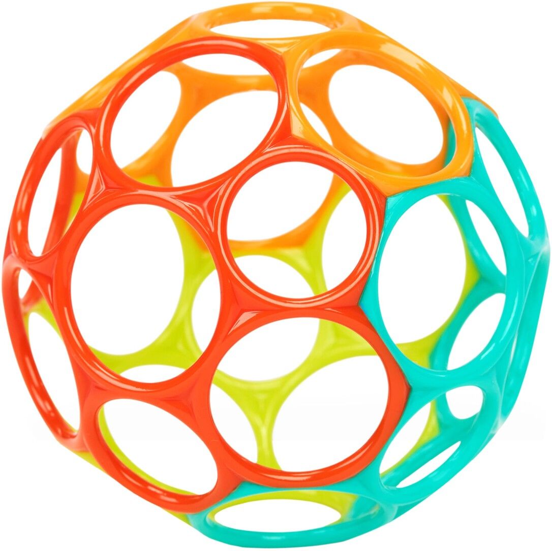 Kids2 Europe B.V. Bright Starts 12288 Oball Classic Easy-Grasp Toy - Orange/Teal