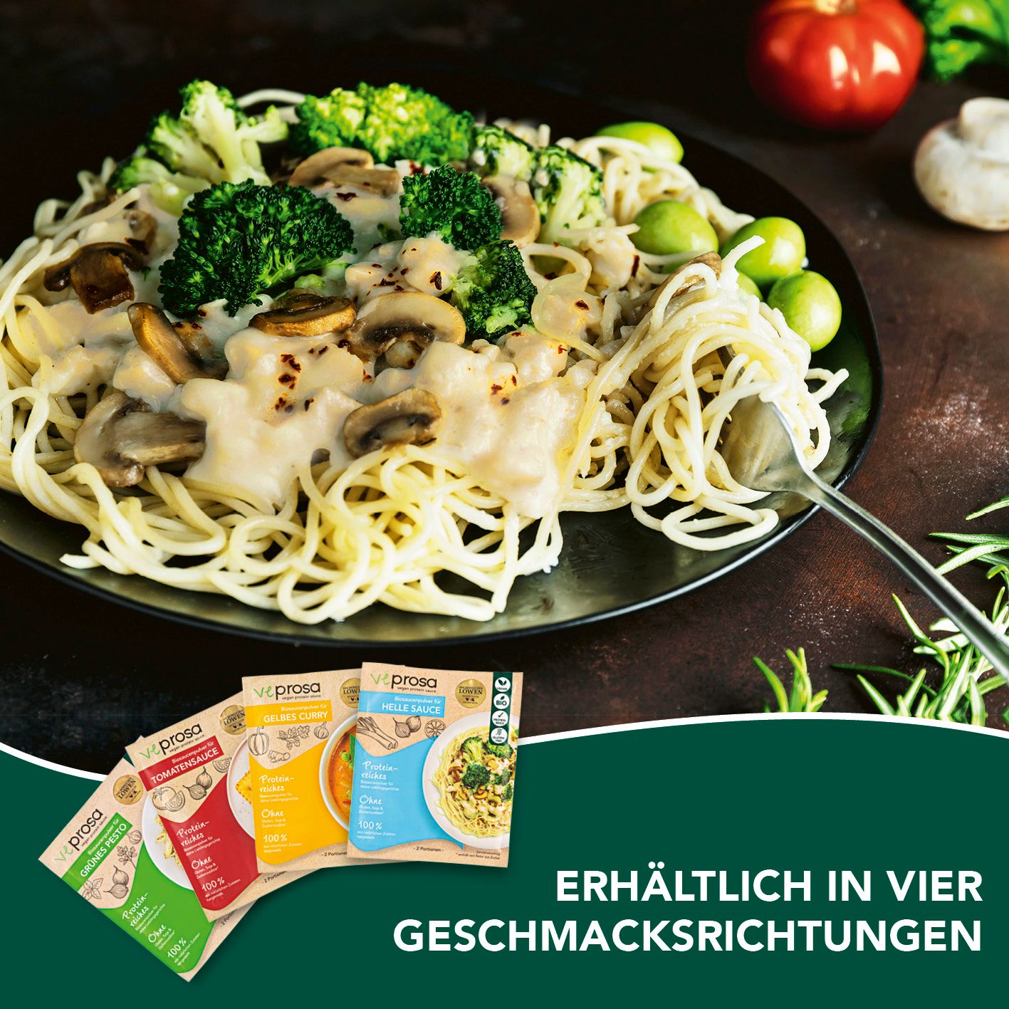 veprosa BIO Saucenpulver für helle Sauce - 4er-Set