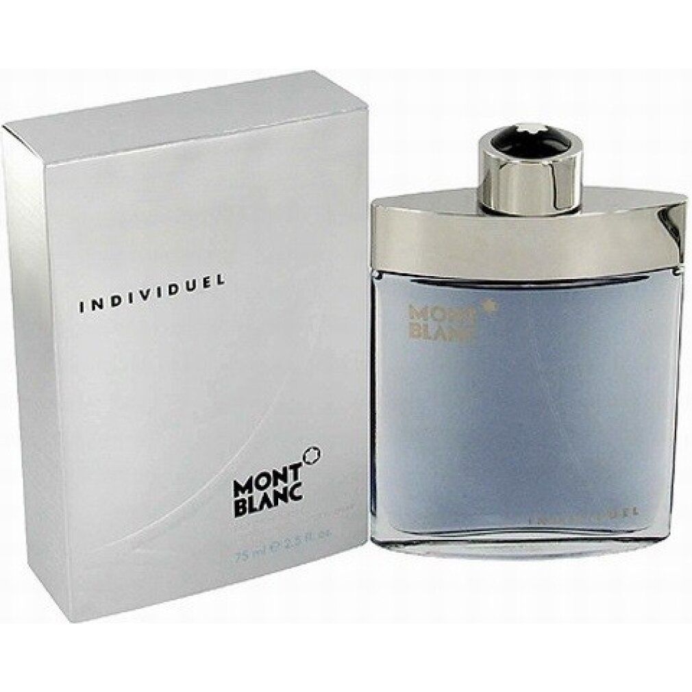 Montblanc Individuel Eau De Toilette Spray Flakon und Verpackung.