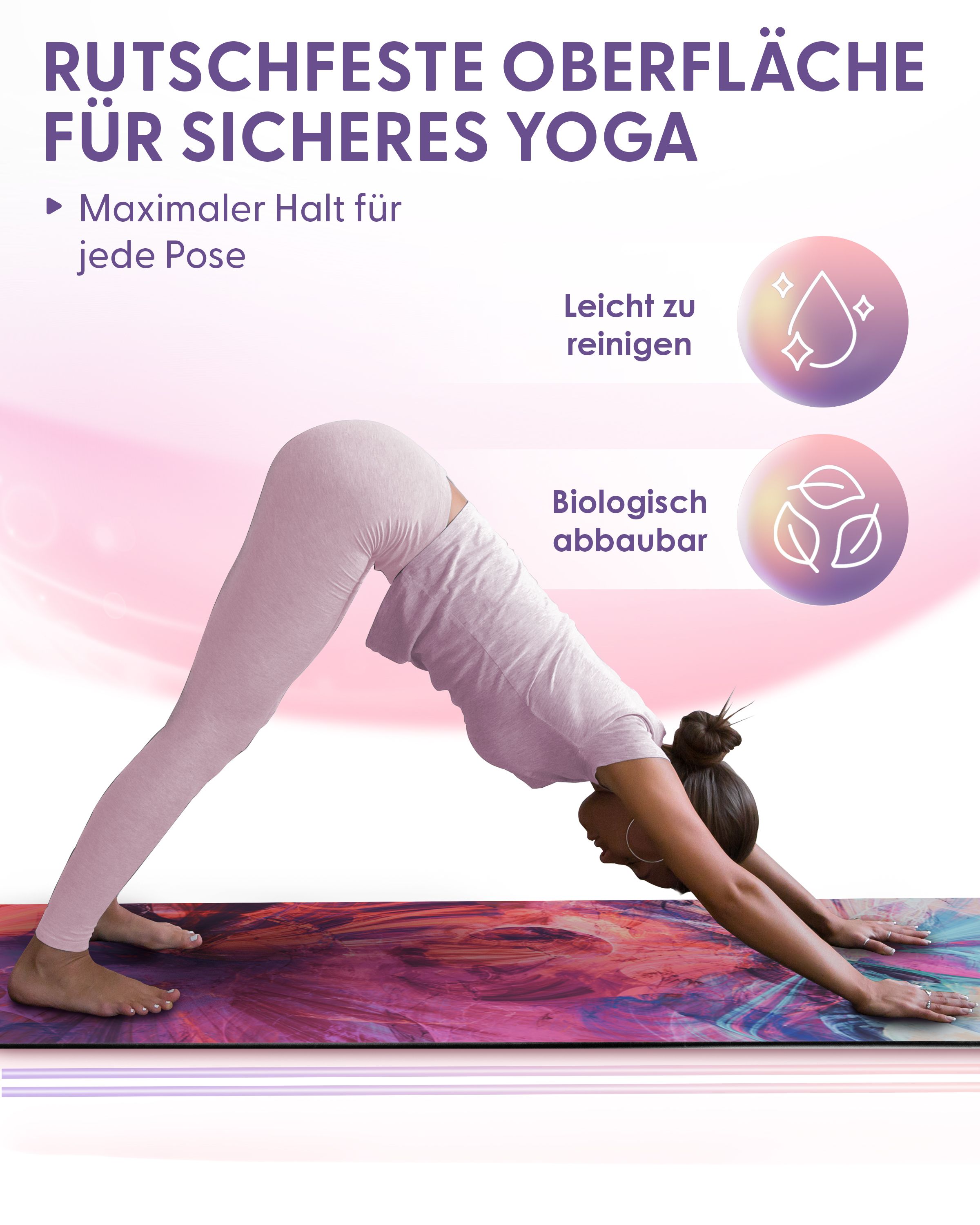 Fitness- & Yogamatte - artsy illusion