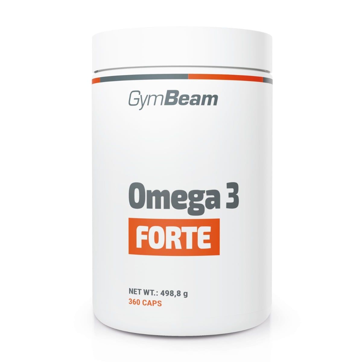 GymBeam Omega 3 Forte Fischöl Kapseln, 360 Kapseln.
