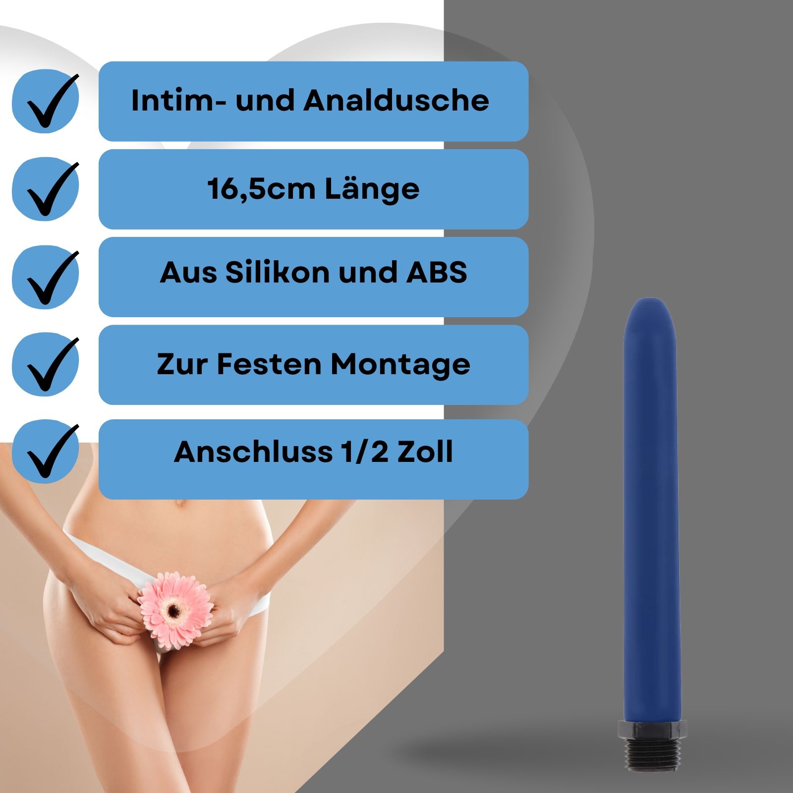 Lovelyness - Anal und Intim Dusche Aufsatz 16,5cm