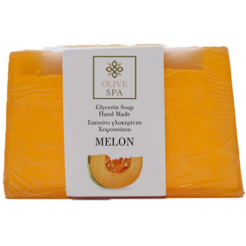 Olive-Spa - Handgemachte pflanzliche Glyzerinseife - Melone