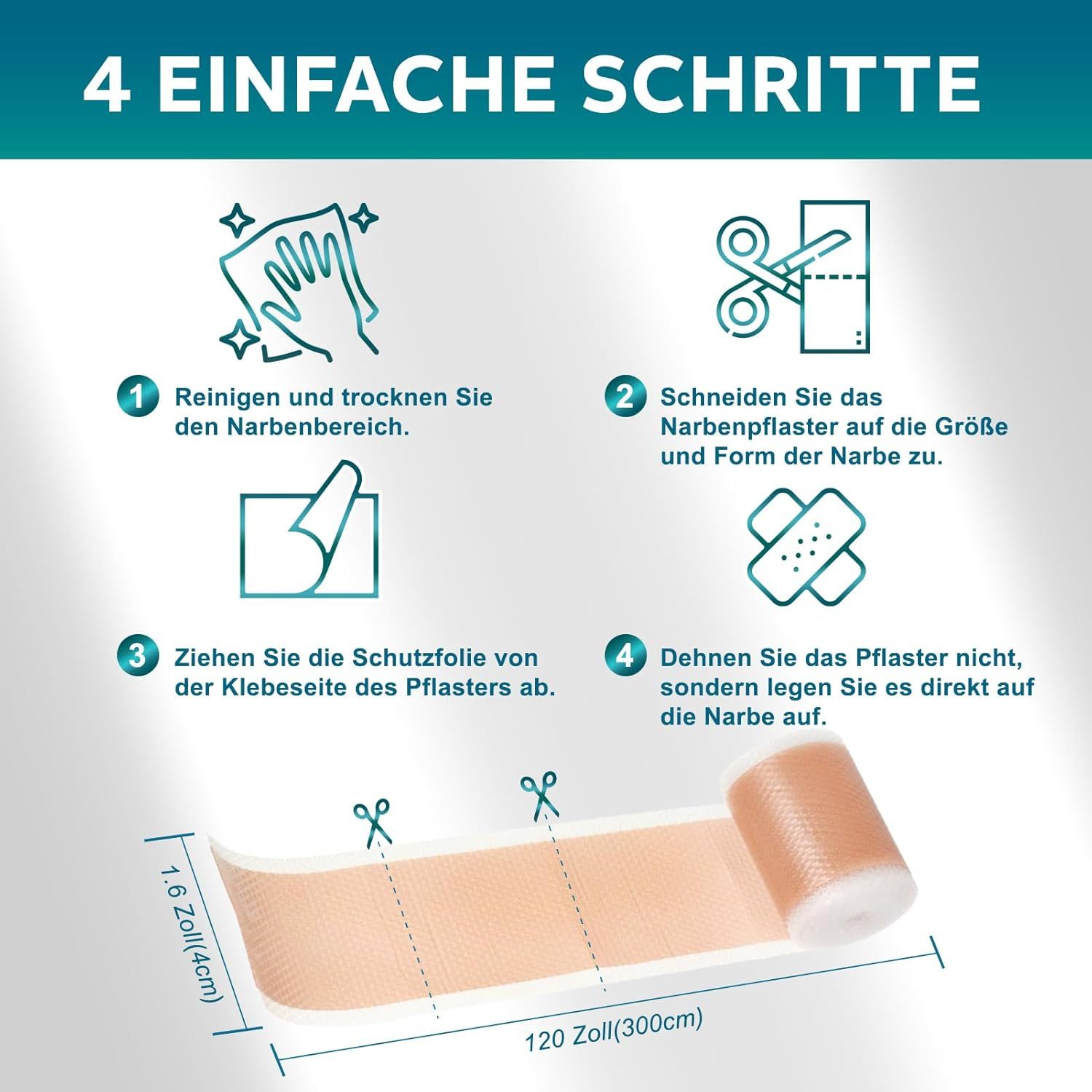 UNIEDI Narbenpflaster V2601-0007