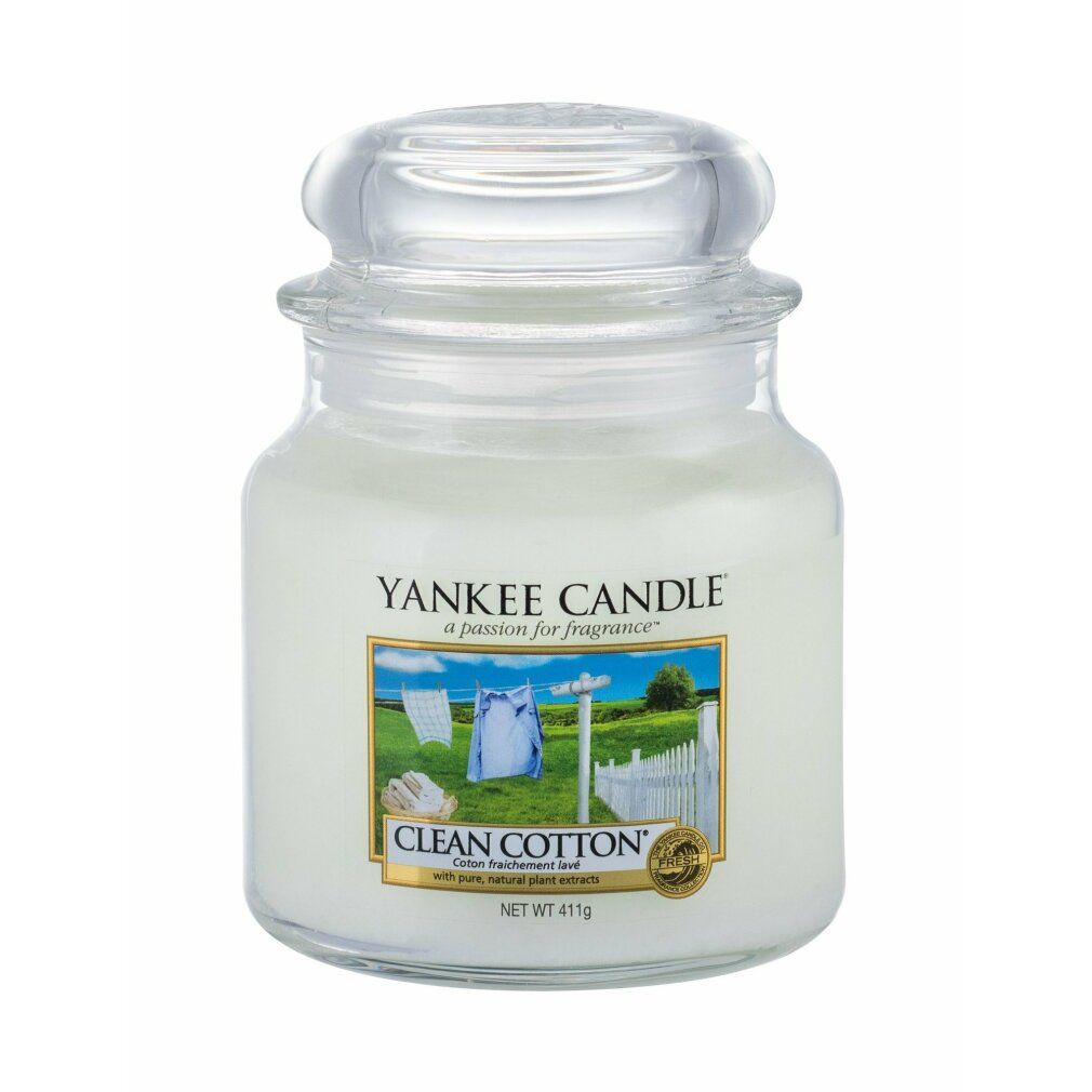 Yankee Candle Duftkerze Clean Cotton 411g
