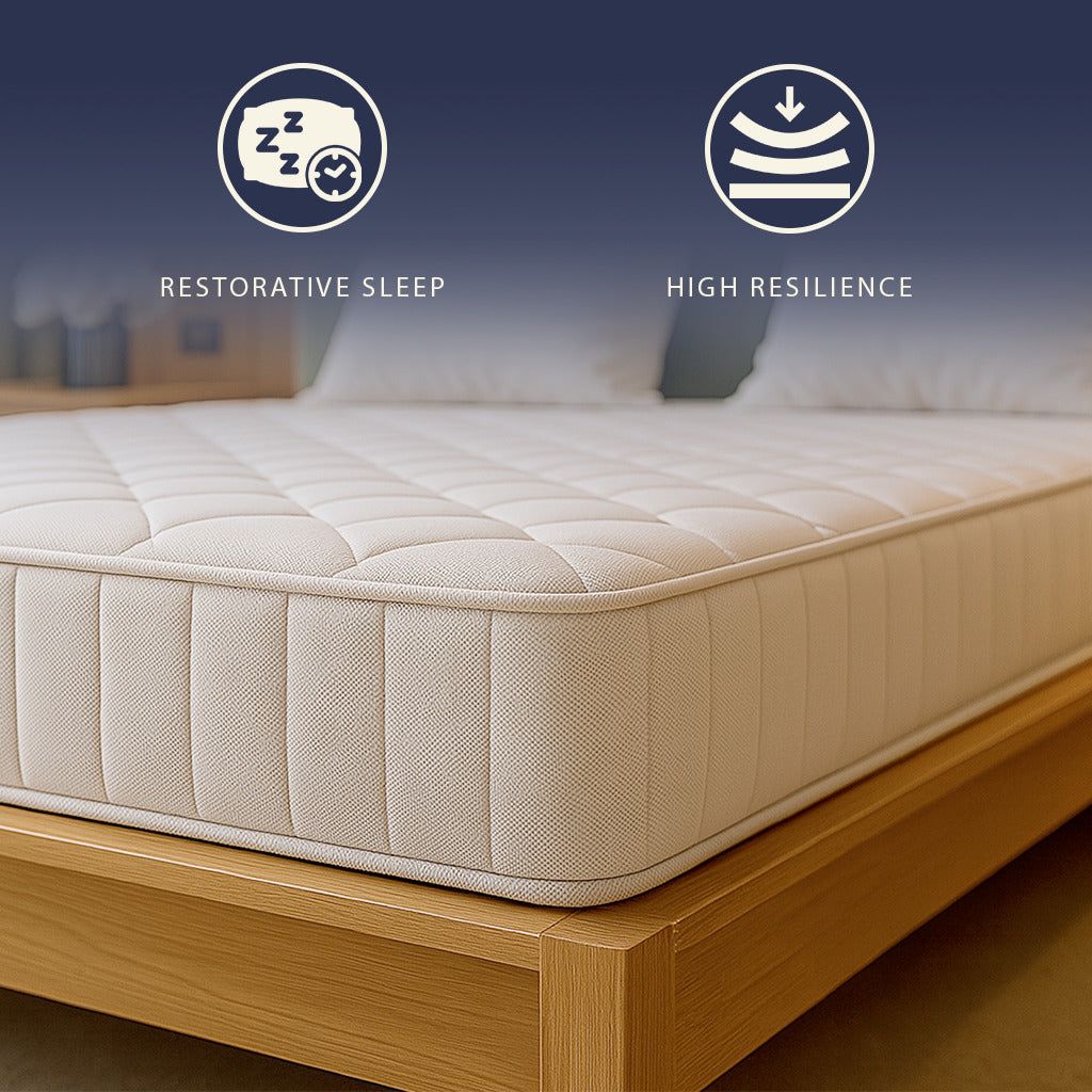The White Stone Matratze Feuerhemmend 180x200 aus Memory Foam Höhe 20 cm | Orthopädisch