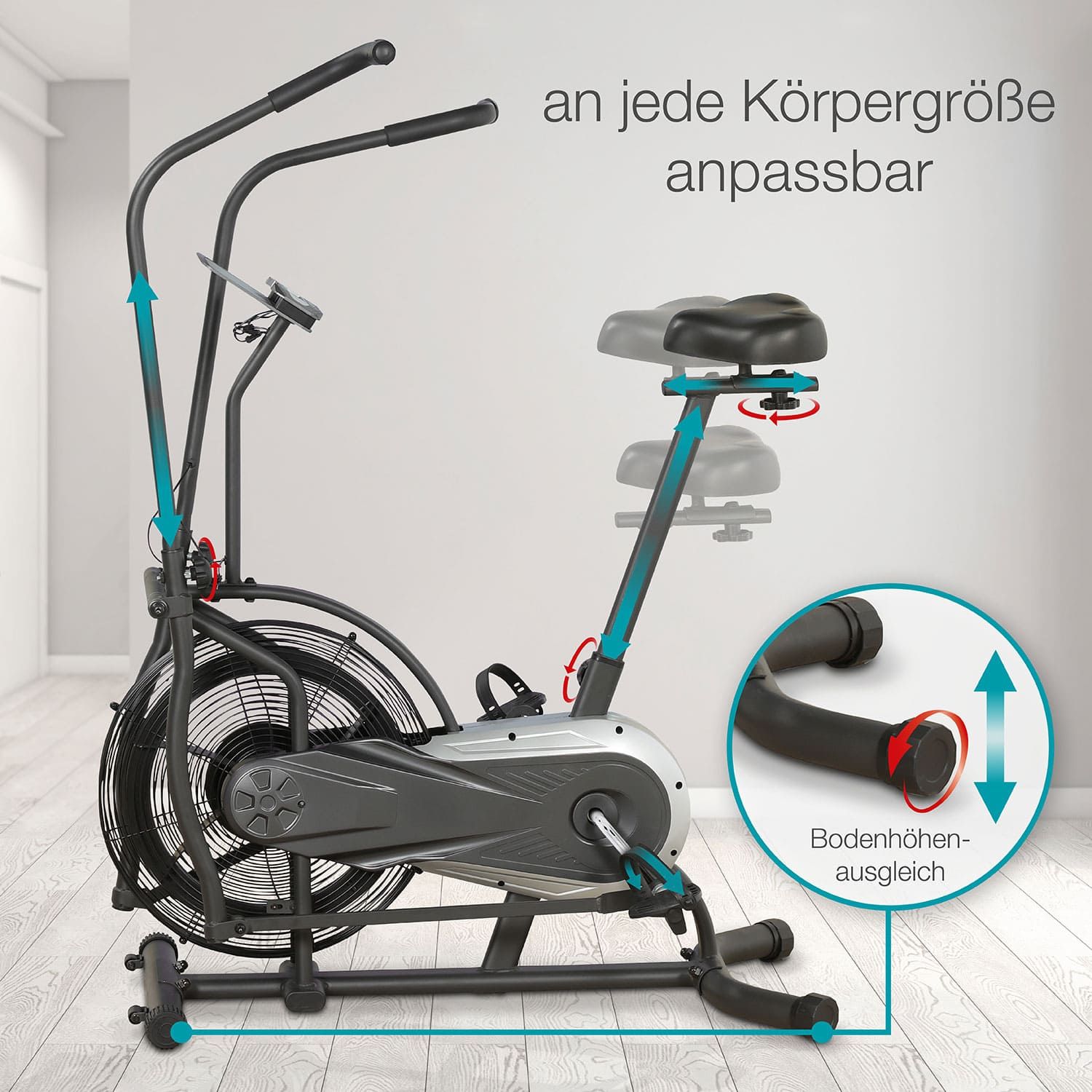 aktivshop Air Bike Sitz-Crosstrainer