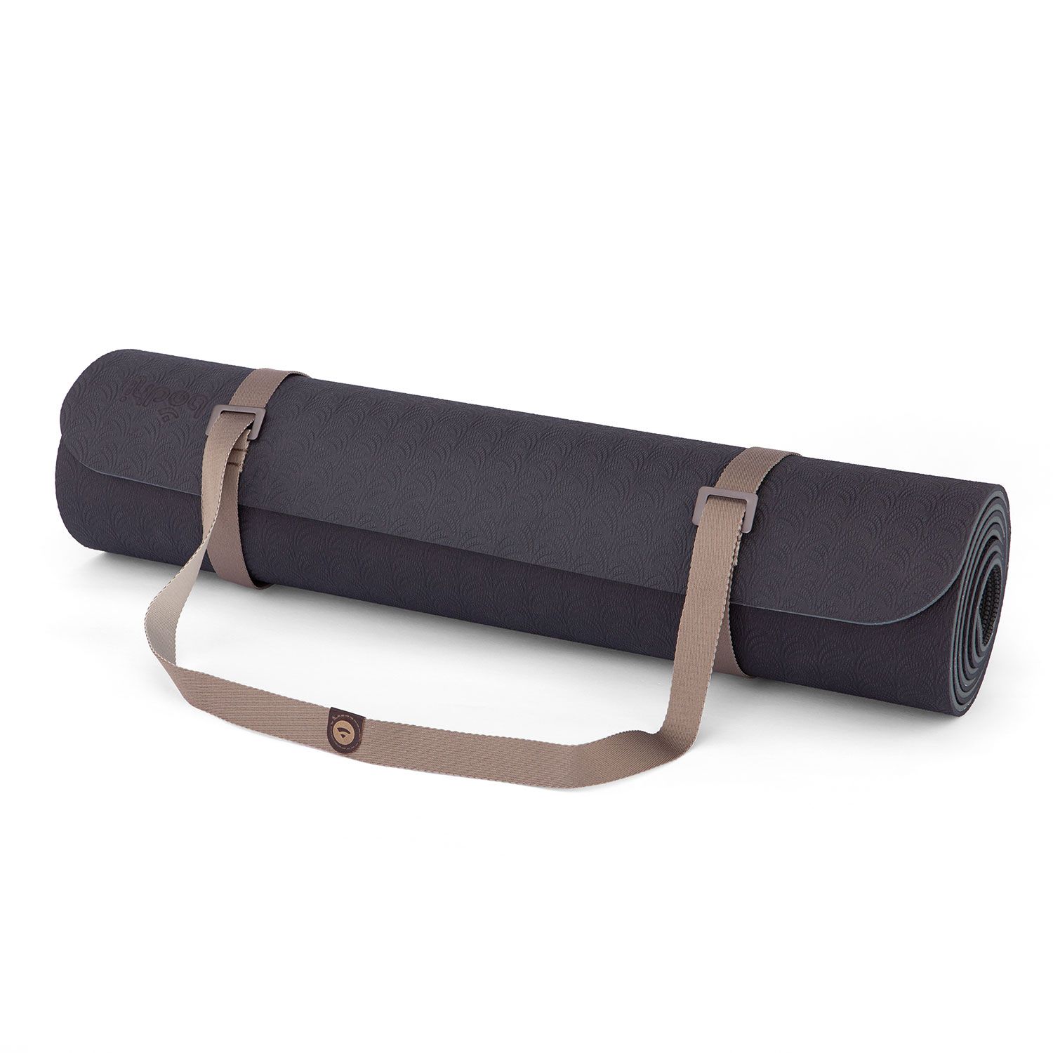 bodhi Zweifarbiger Yogamatten-Tragegurt, grau