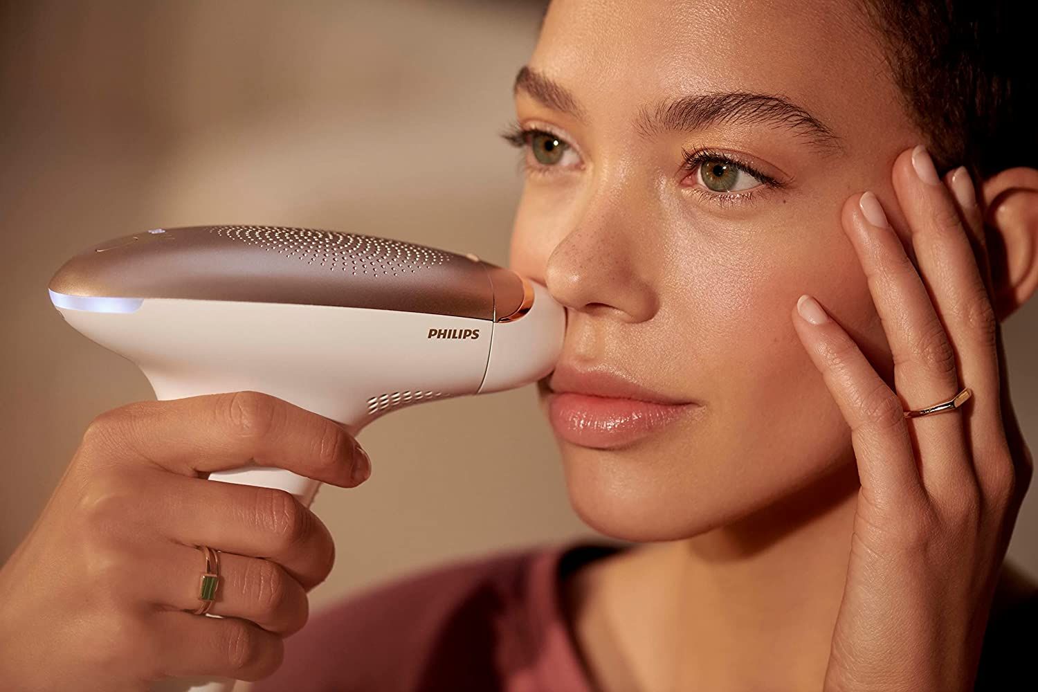 Philips Lumea Advanced IPL Haarentfernungsgerät inkl. 3 Aufsätze & Korrekturtrimmer