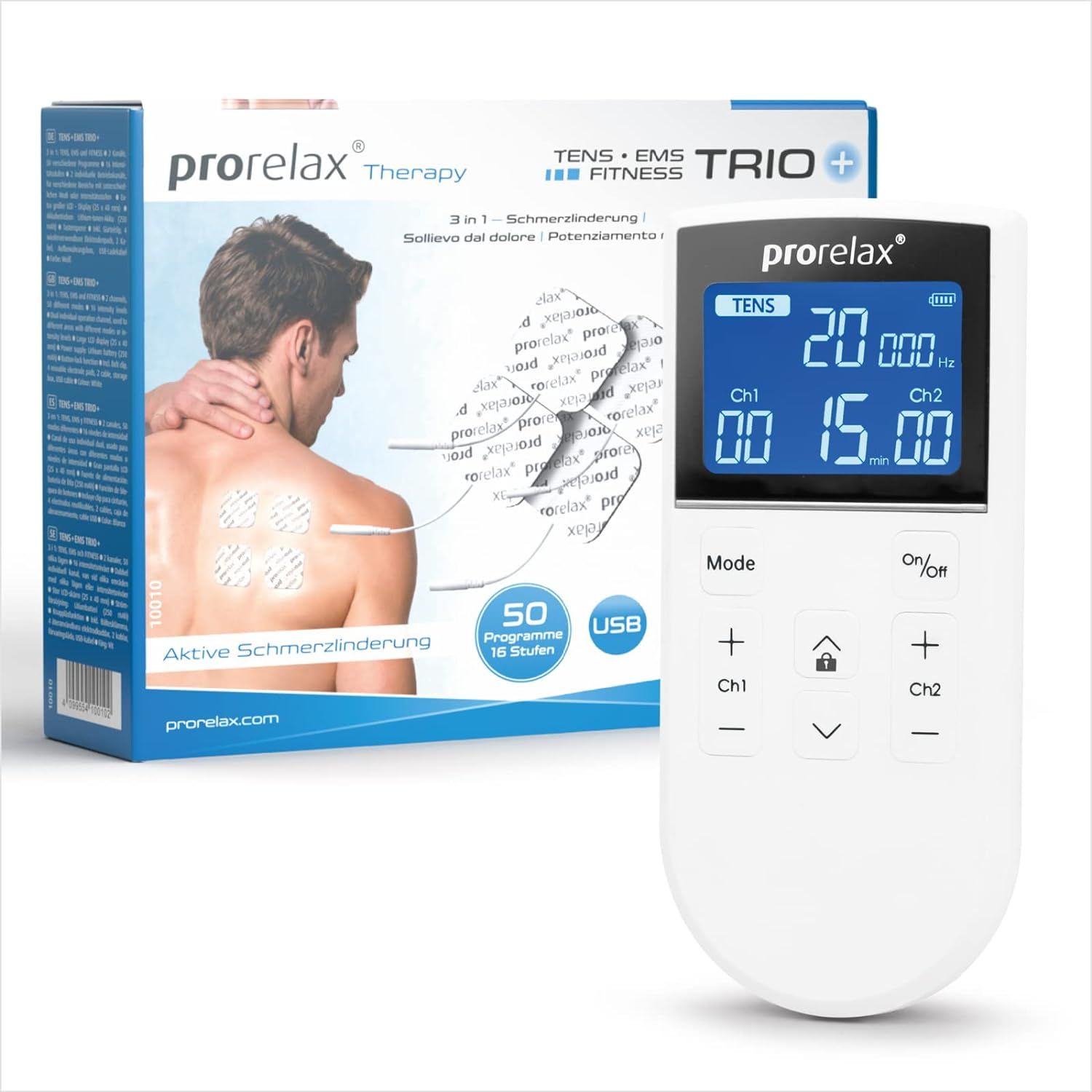 prorelax TENS/EMS Trio+