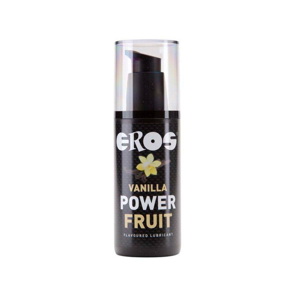 Eros Power Fruit Massagegel Vanille, 100ml Flasche mit Pumpspender.