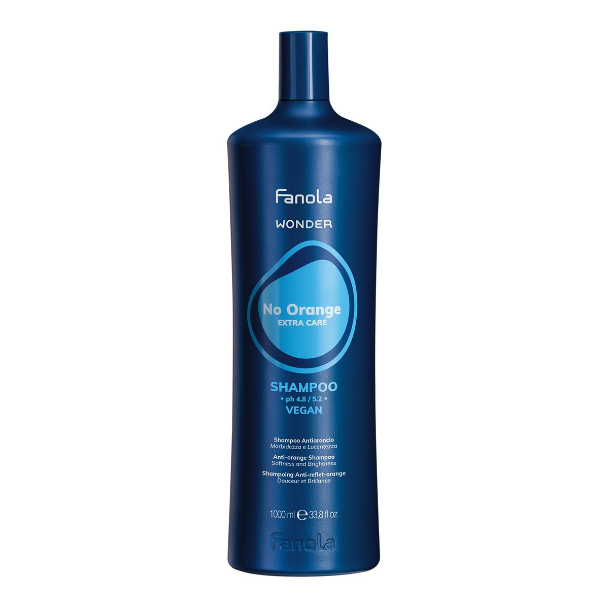 Fanola Wonder No Orange Shampoo Flasche, 1000ml.