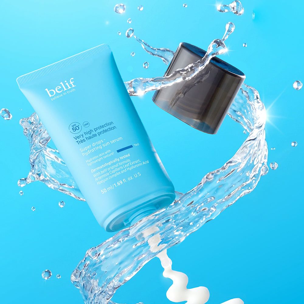 BELIF Super Drops Hydrating Sun Serum SPF 50+ – feuchtigkeitsspendender Sonnenschutz