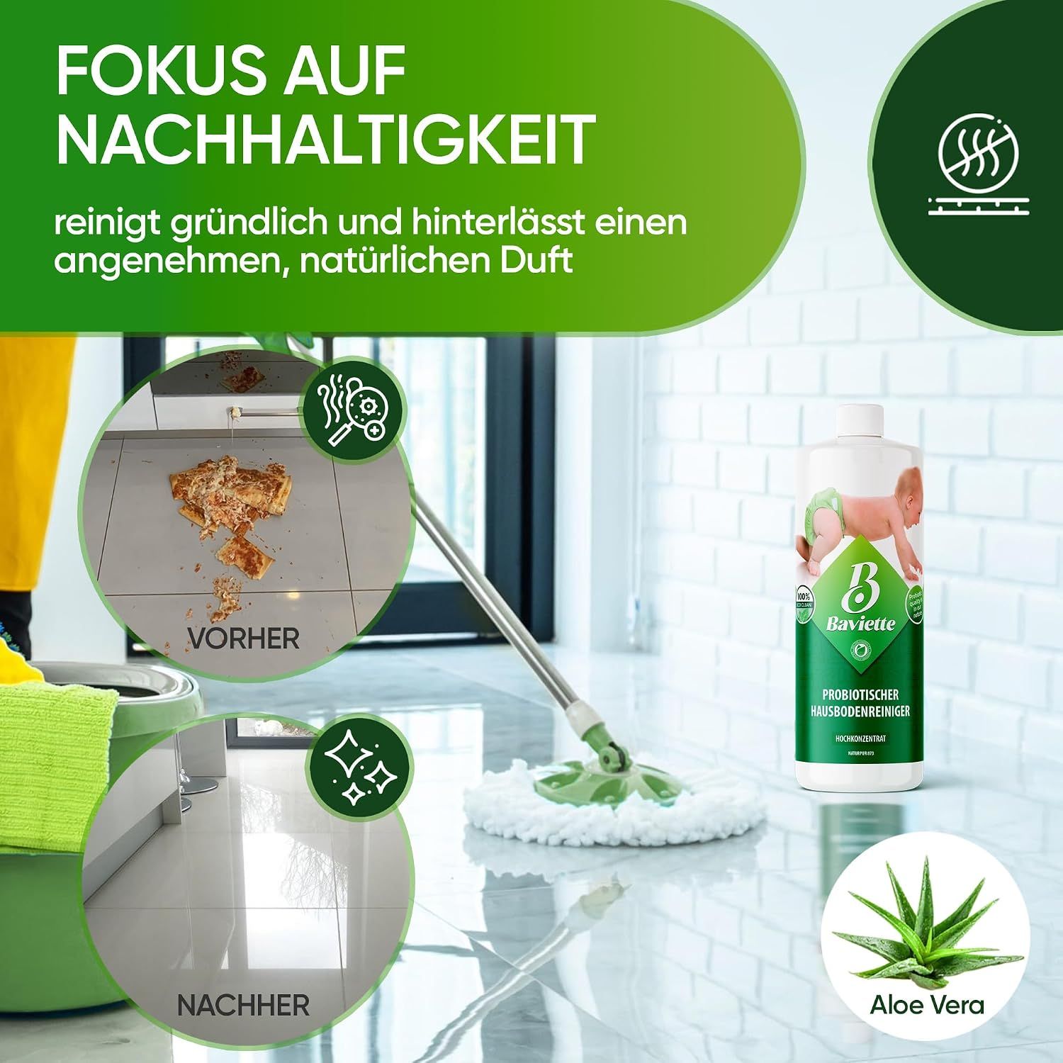 Baviette Probiotischer Hausbodenreiniger