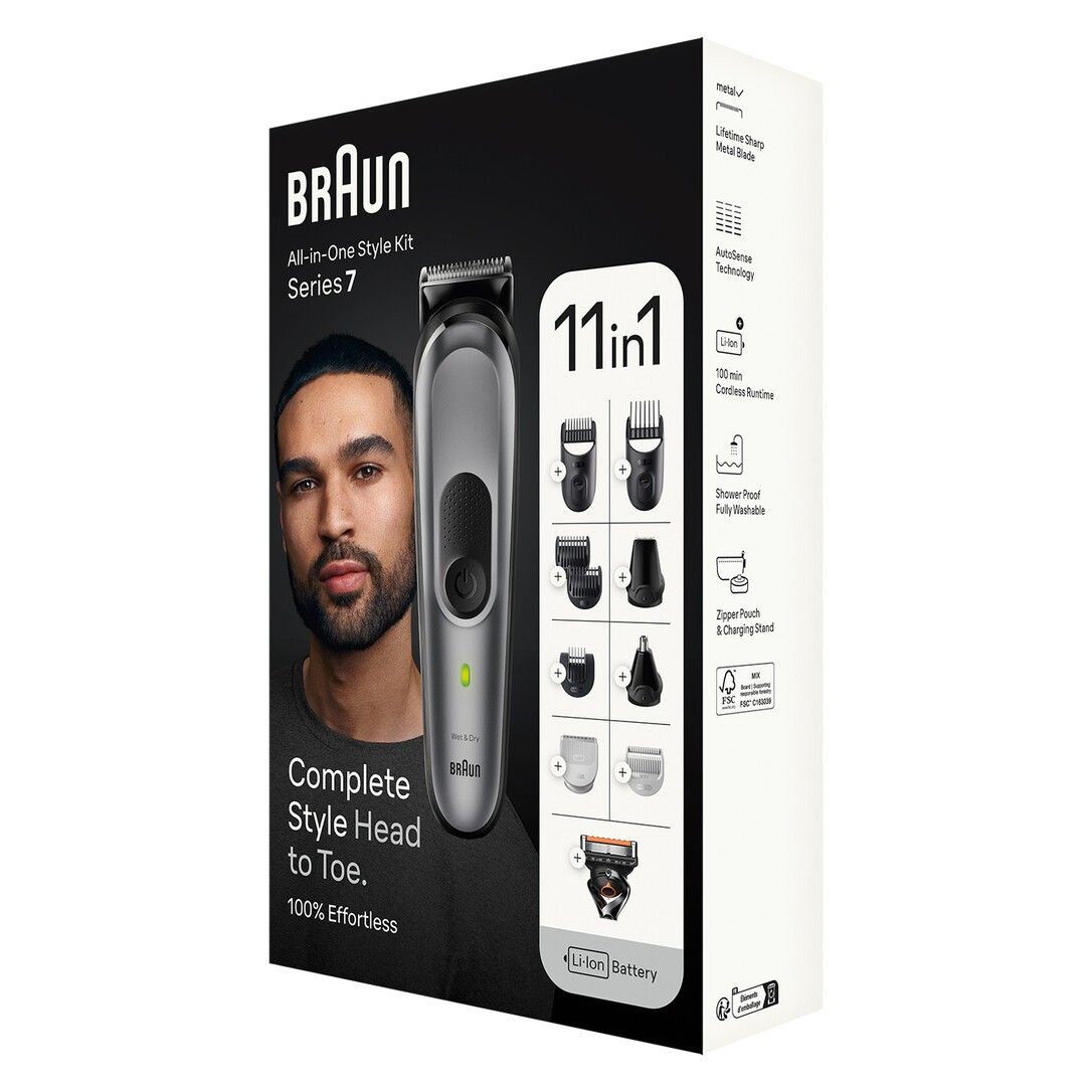 Braun Haarschneidemaschine - 217194 AIO7440 All-in-One Style Kit space grey